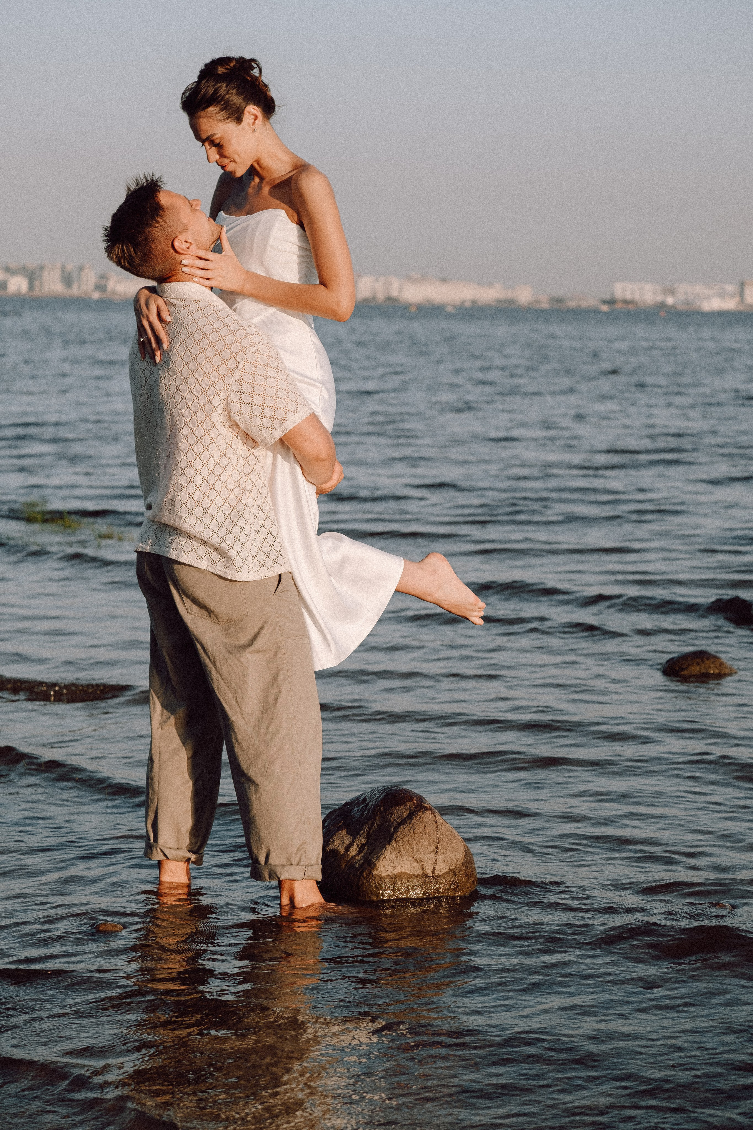 СВАДЕБНАЯ ФОТОСЕССИЯ ВЫЕЗДНОЙ ЦЕРЕМОНИИ (ФИНСКИЙ ЗАЛИВ). Профессиональный фотограф, Санкт-Петербург — Виктория Богомолова