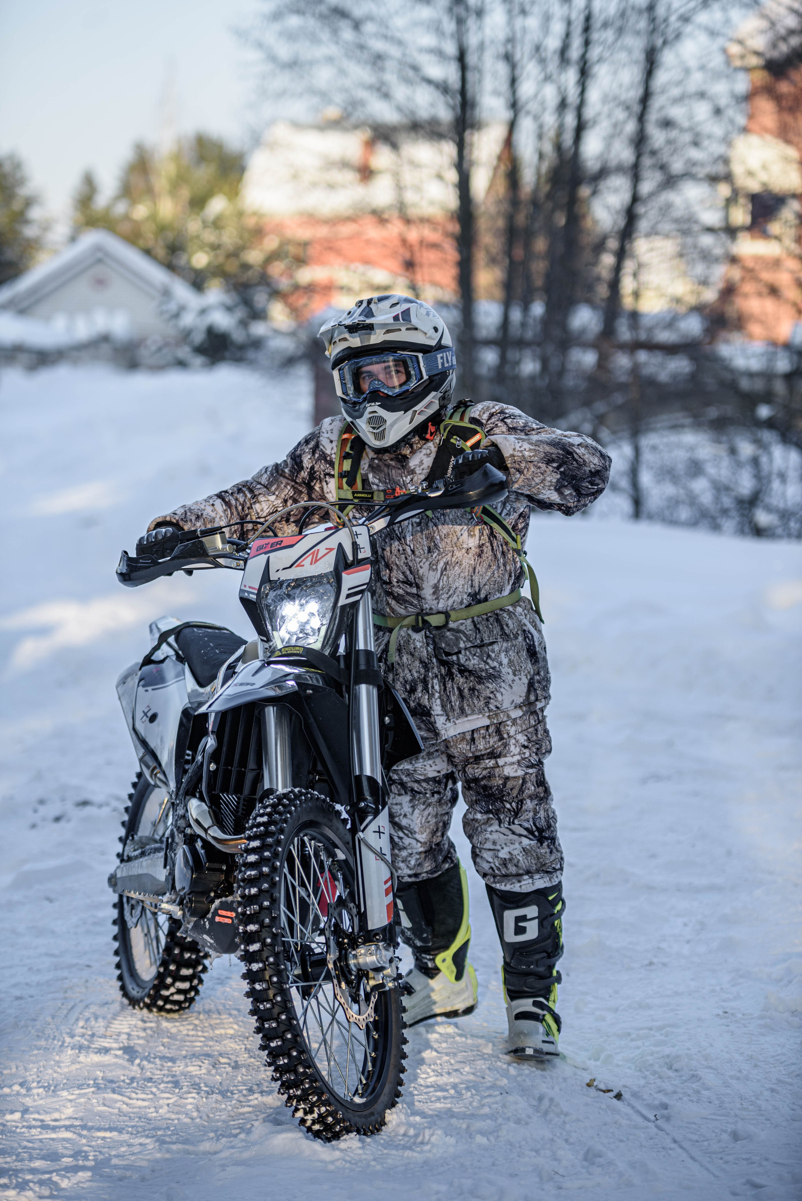 Дима. Зимний прохват. Мотофотограф в Нижнем Новгороде Динара Зуйкова