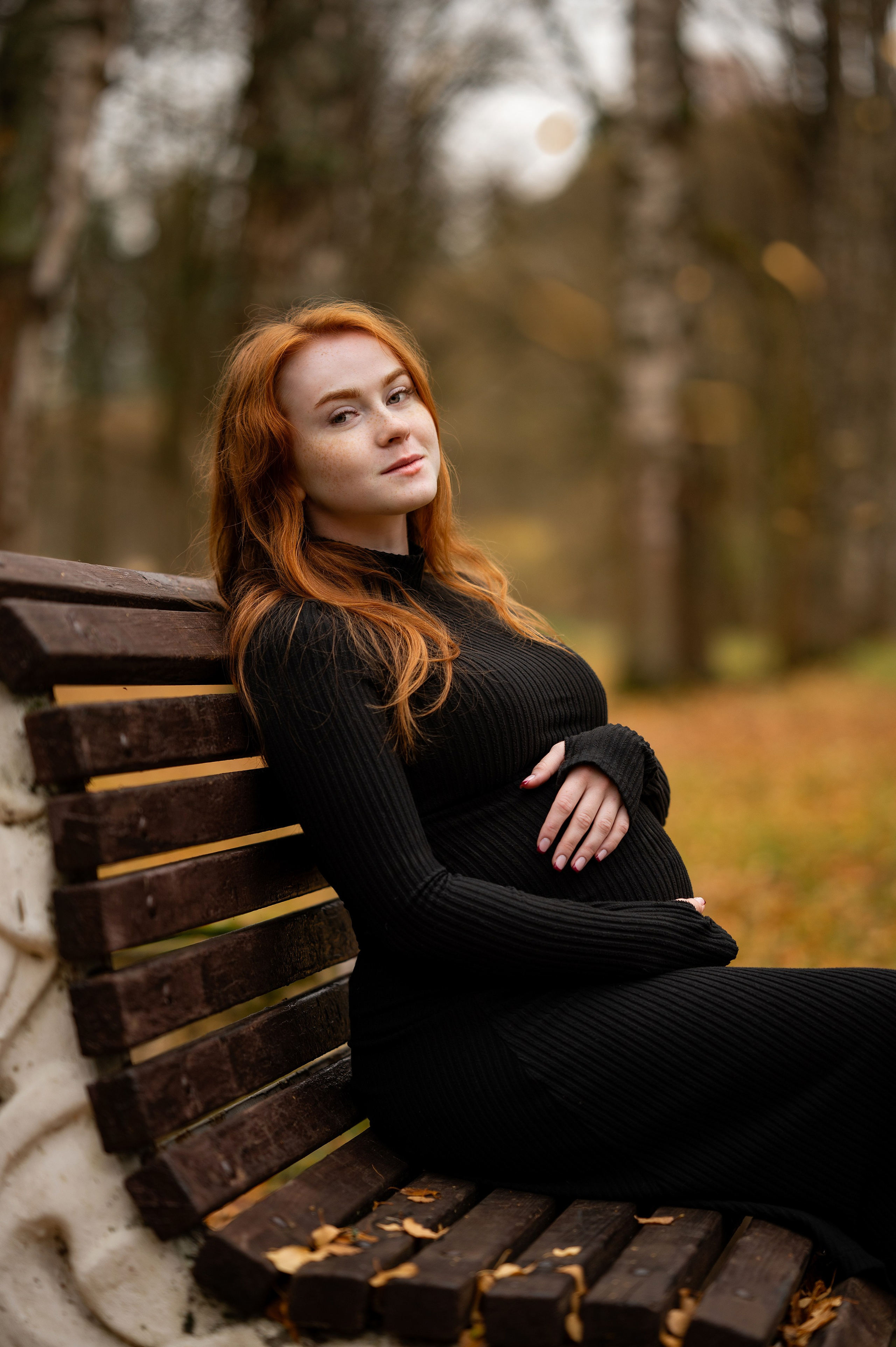 Мото-семья в ожидании. Творческий фотограф Вологда