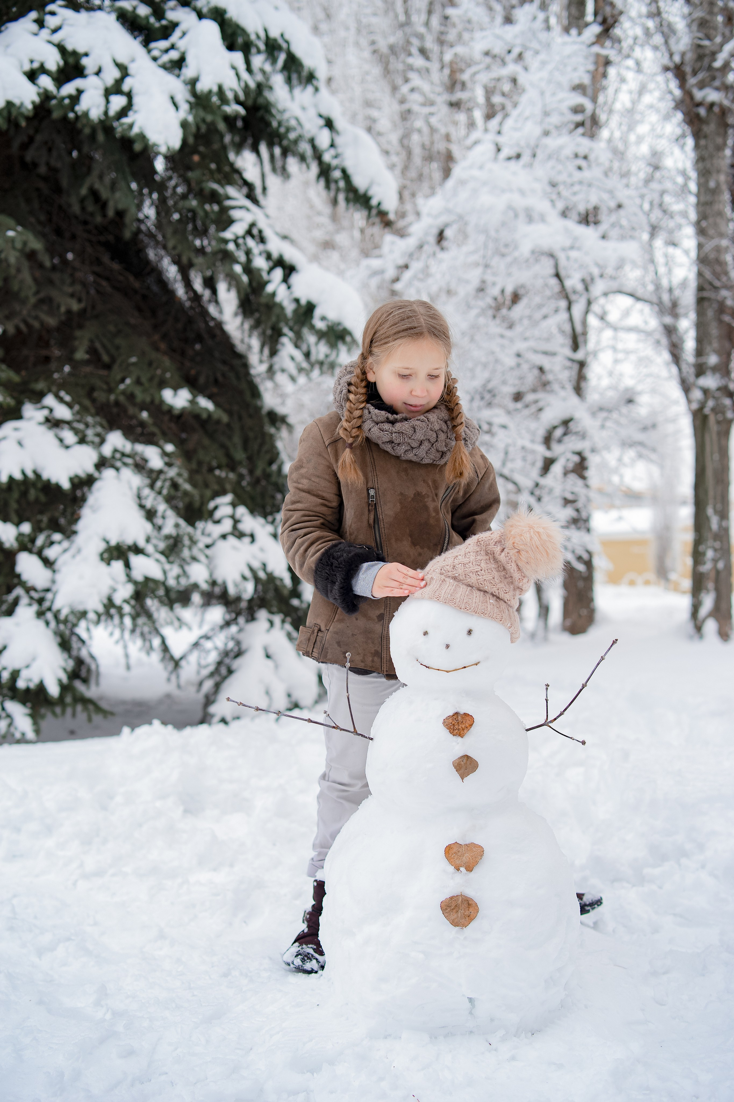 Снеговик. Фотограф Людмила Панюхина г. Нижний Новгород