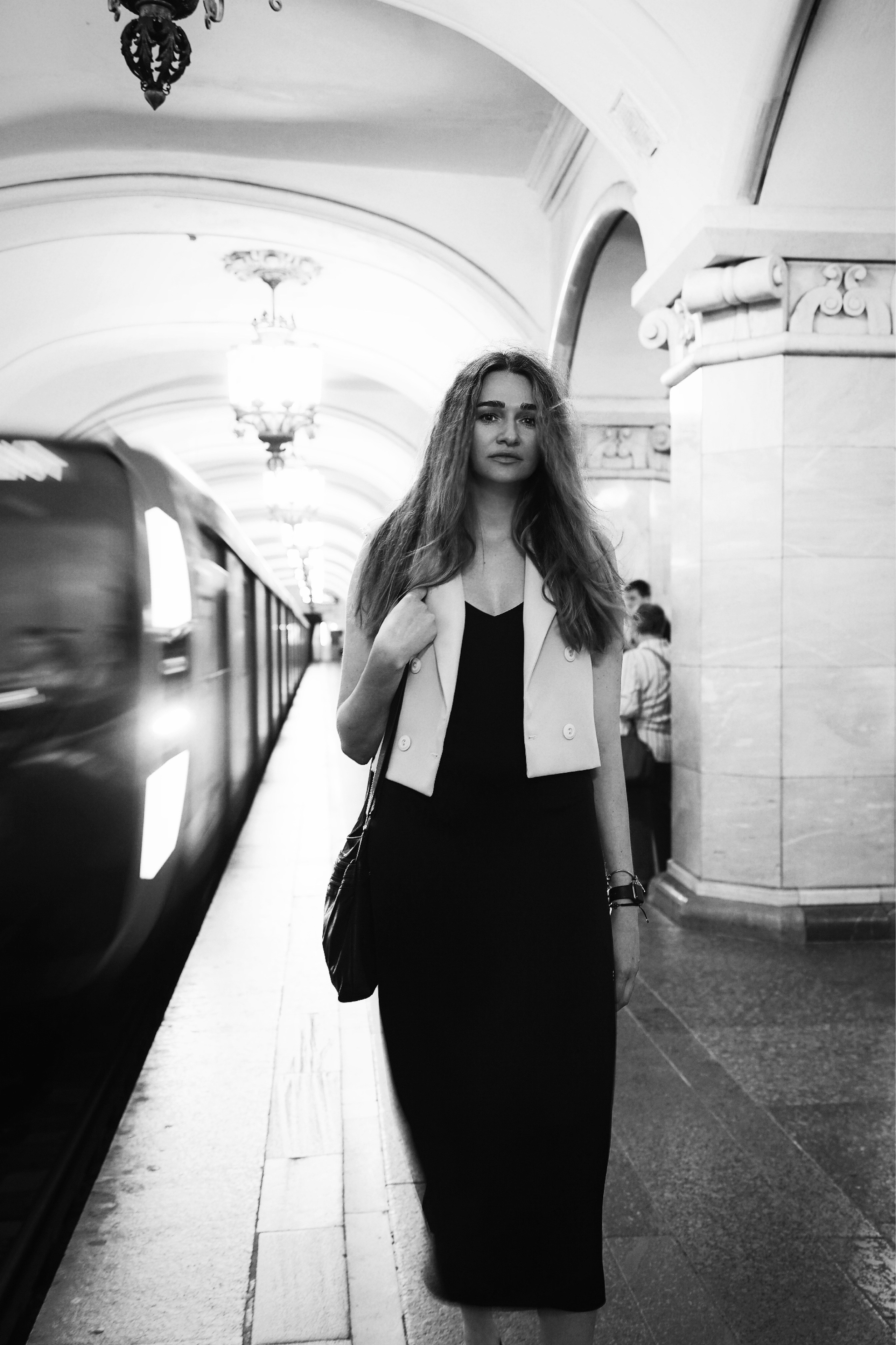Анна в Московском метро. Событийный фотограф Анна Курникова