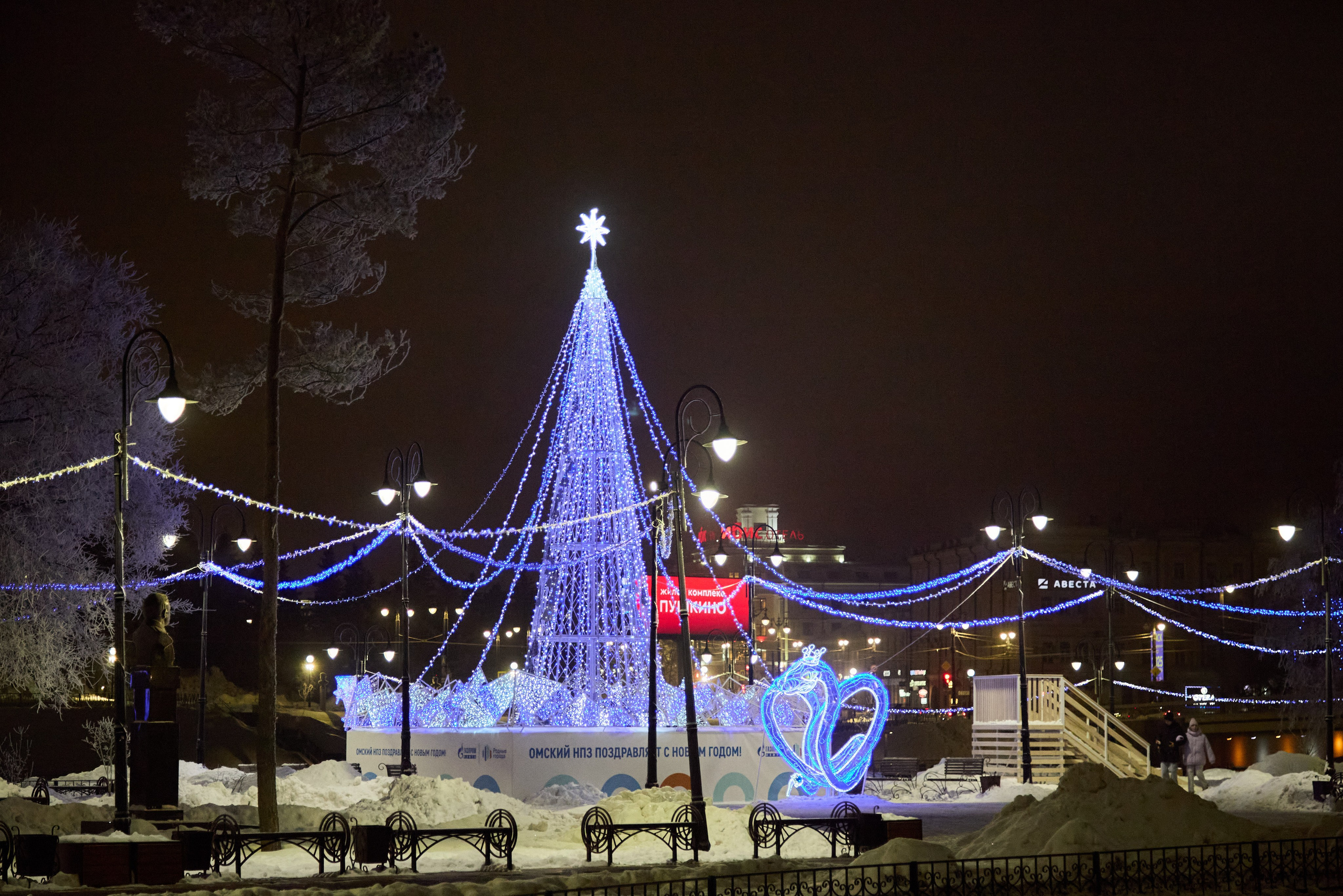 Новогодний Омск 2025. Фотограф Омск | Александр Вандеров