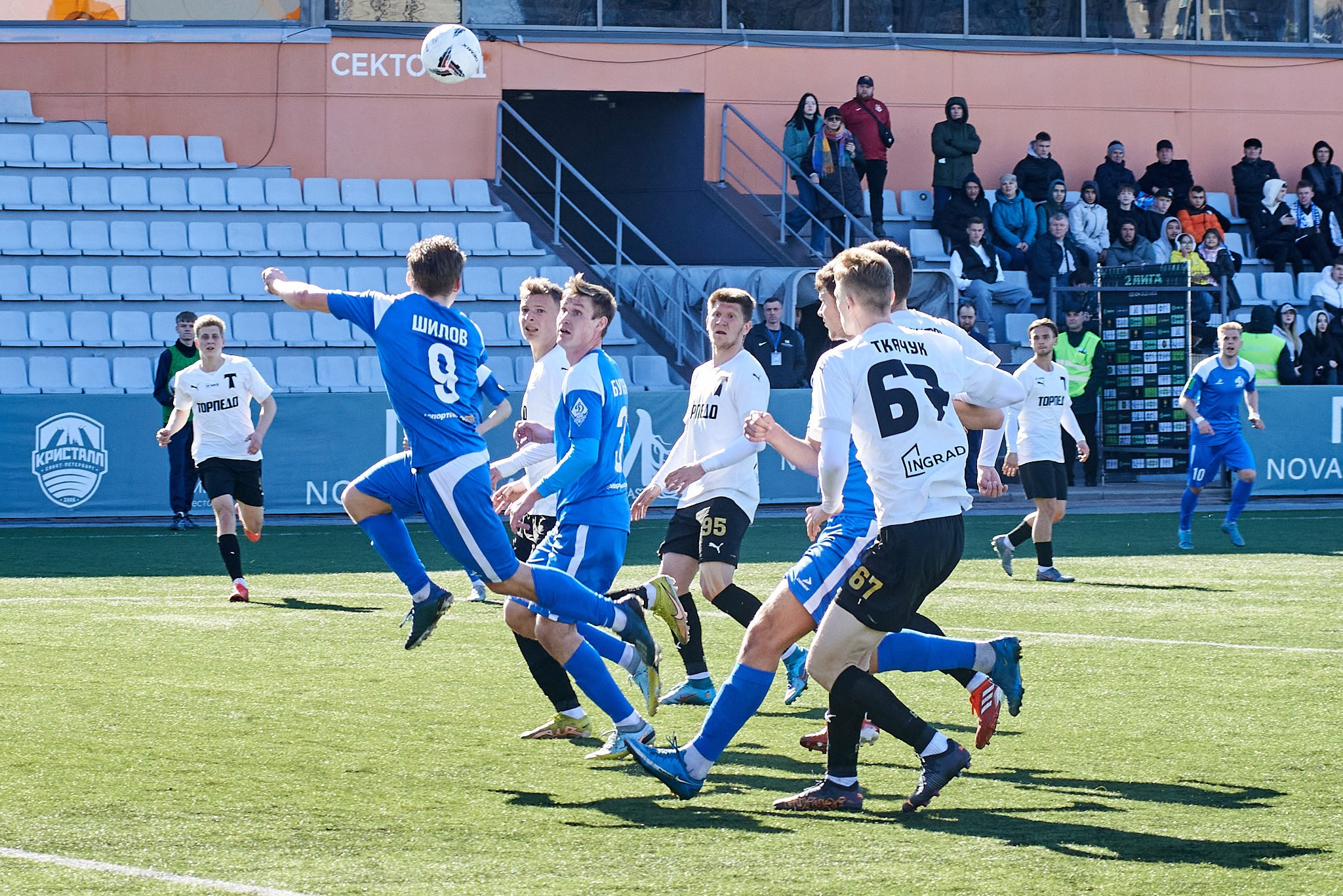 Футбольный матч вторая лига Динамо2 Зенит 2. Иван Ступа, репортажный фотограф в Санкт-Петербурге и Ленинградской области