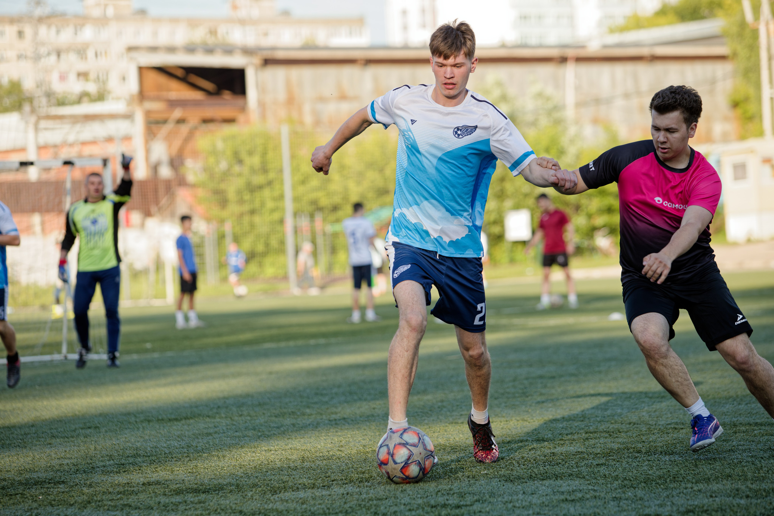 Любительская футбольная лига. Самокат-крылья. 25.06.2025. Репортажный и спортивный фотограф в г. Пермь Зильберг Павел