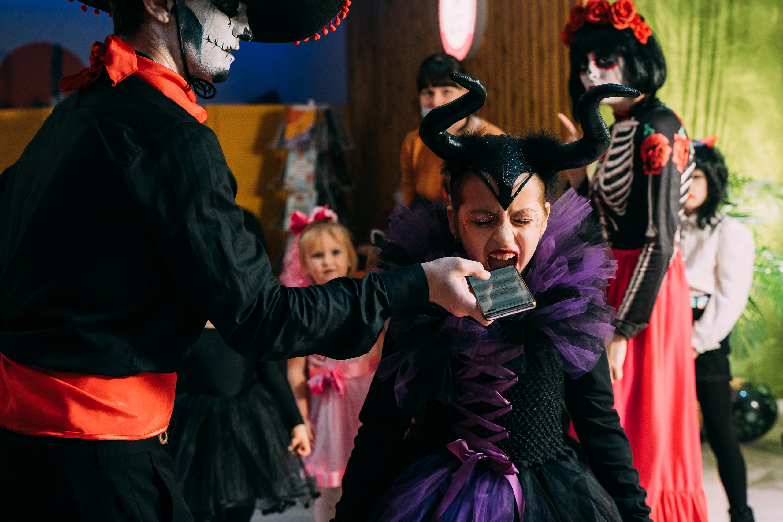Вечеринка Хэллоуин в студии Green Family. Свадебный фотограф Кирилл Зейналов, Туапсе