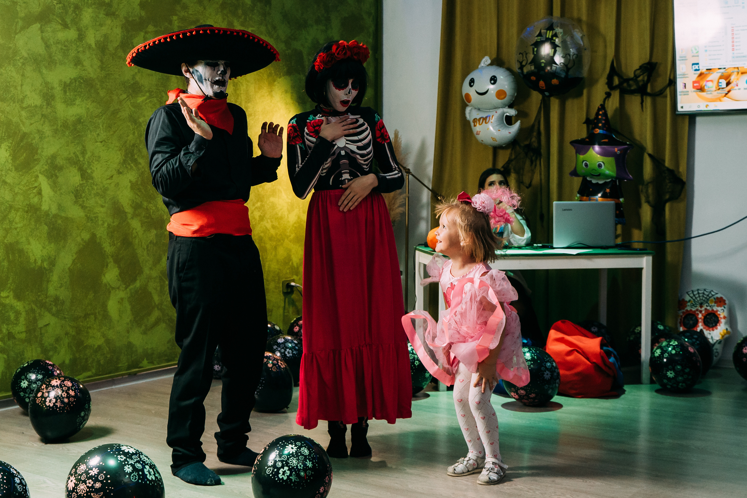 Вечеринка Хэллоуин в студии Green Family. Свадебный фотограф Кирилл Зейналов, Туапсе