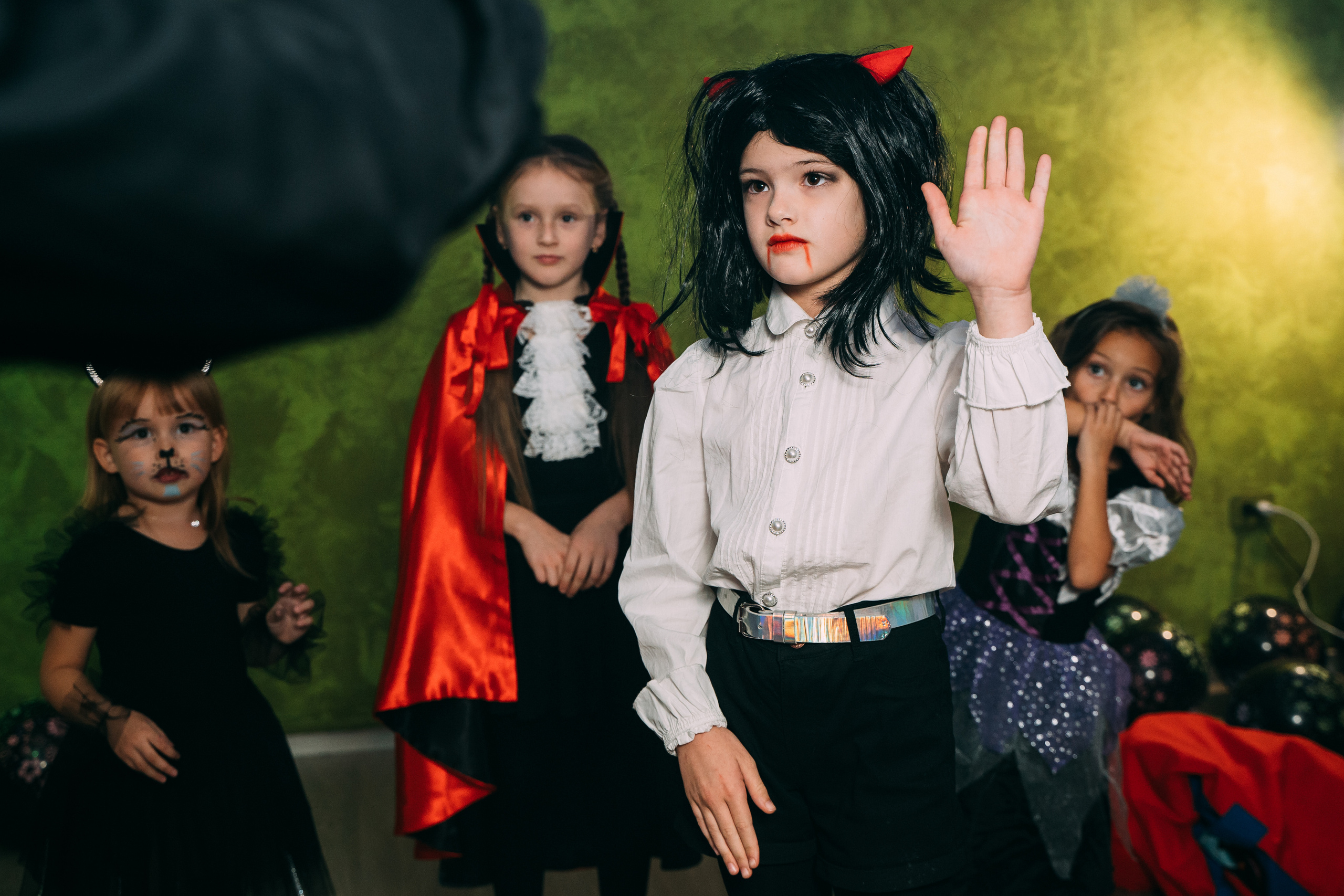 Вечеринка Хэллоуин в студии Green Family. Свадебный фотограф Кирилл Зейналов, Туапсе