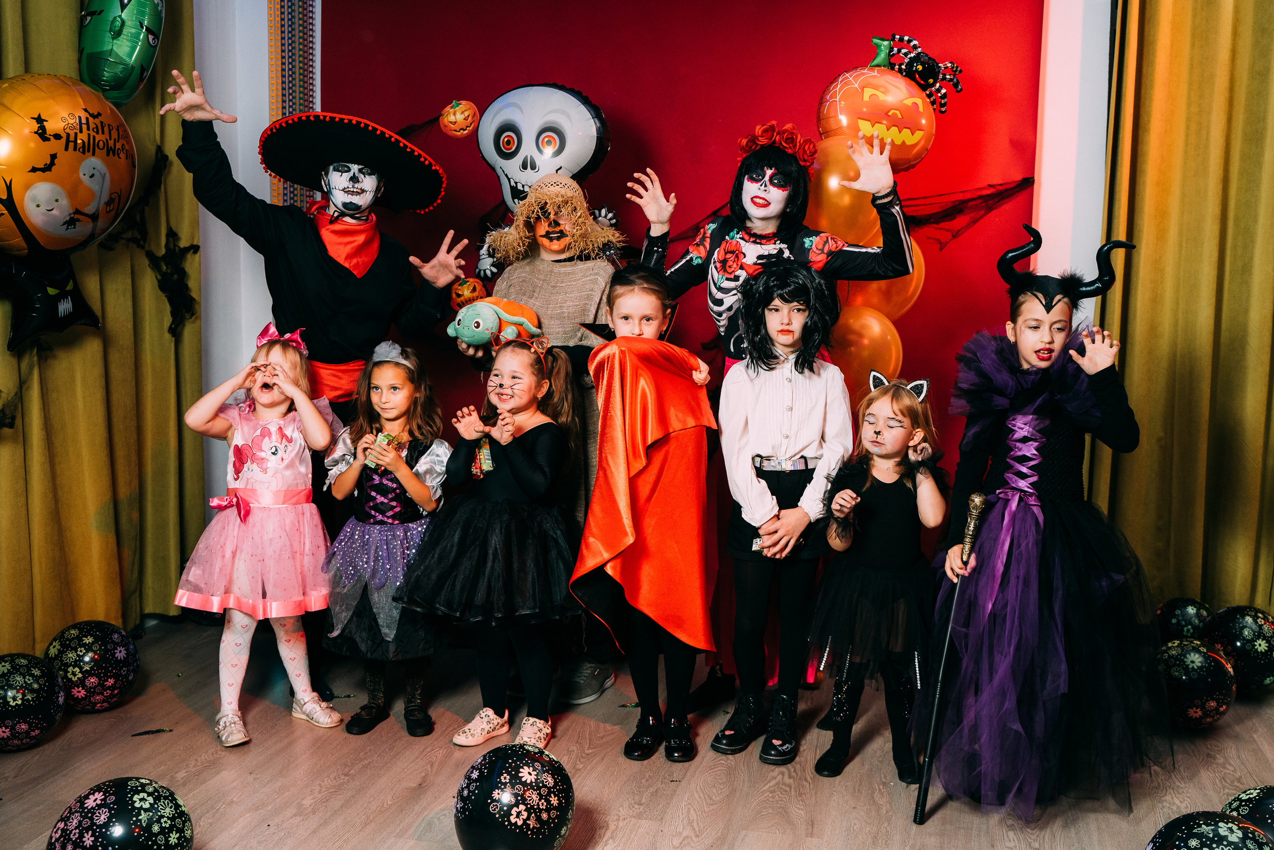 Вечеринка Хэллоуин в студии Green Family. Свадебный фотограф Кирилл Зейналов, Туапсе