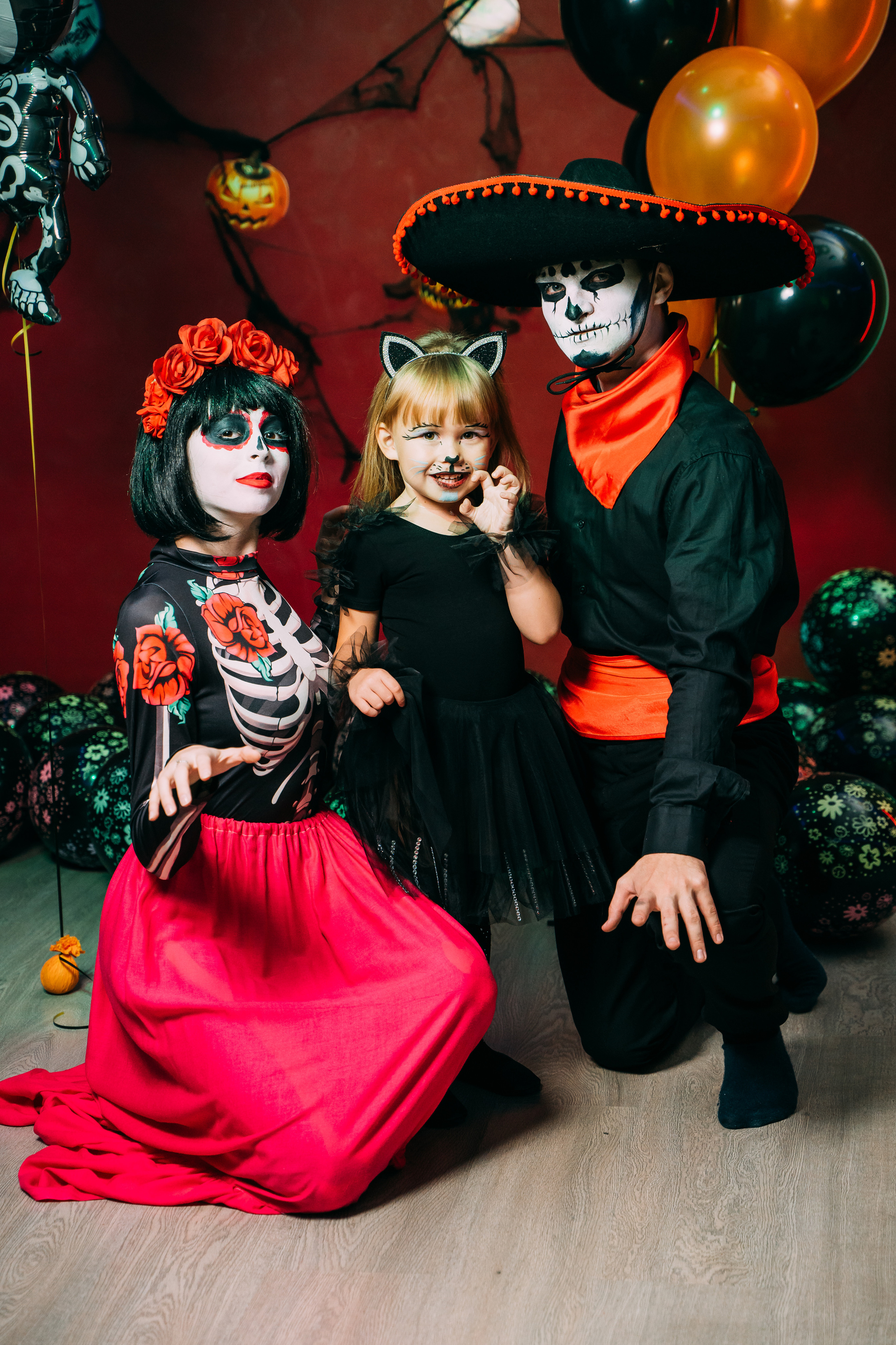 Вечеринка Хэллоуин в студии Green Family. Свадебный фотограф Кирилл Зейналов, Туапсе