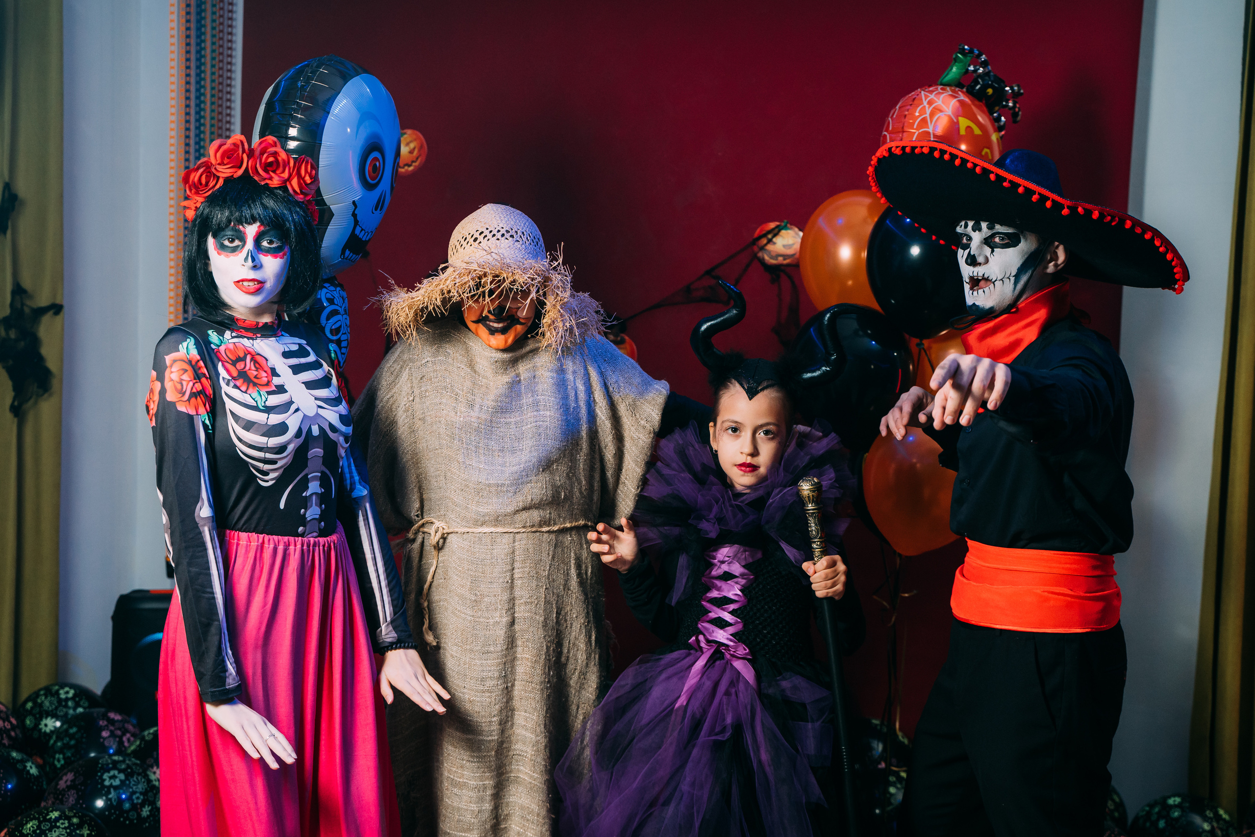 Вечеринка Хэллоуин в студии Green Family. Свадебный фотограф Кирилл Зейналов, Туапсе