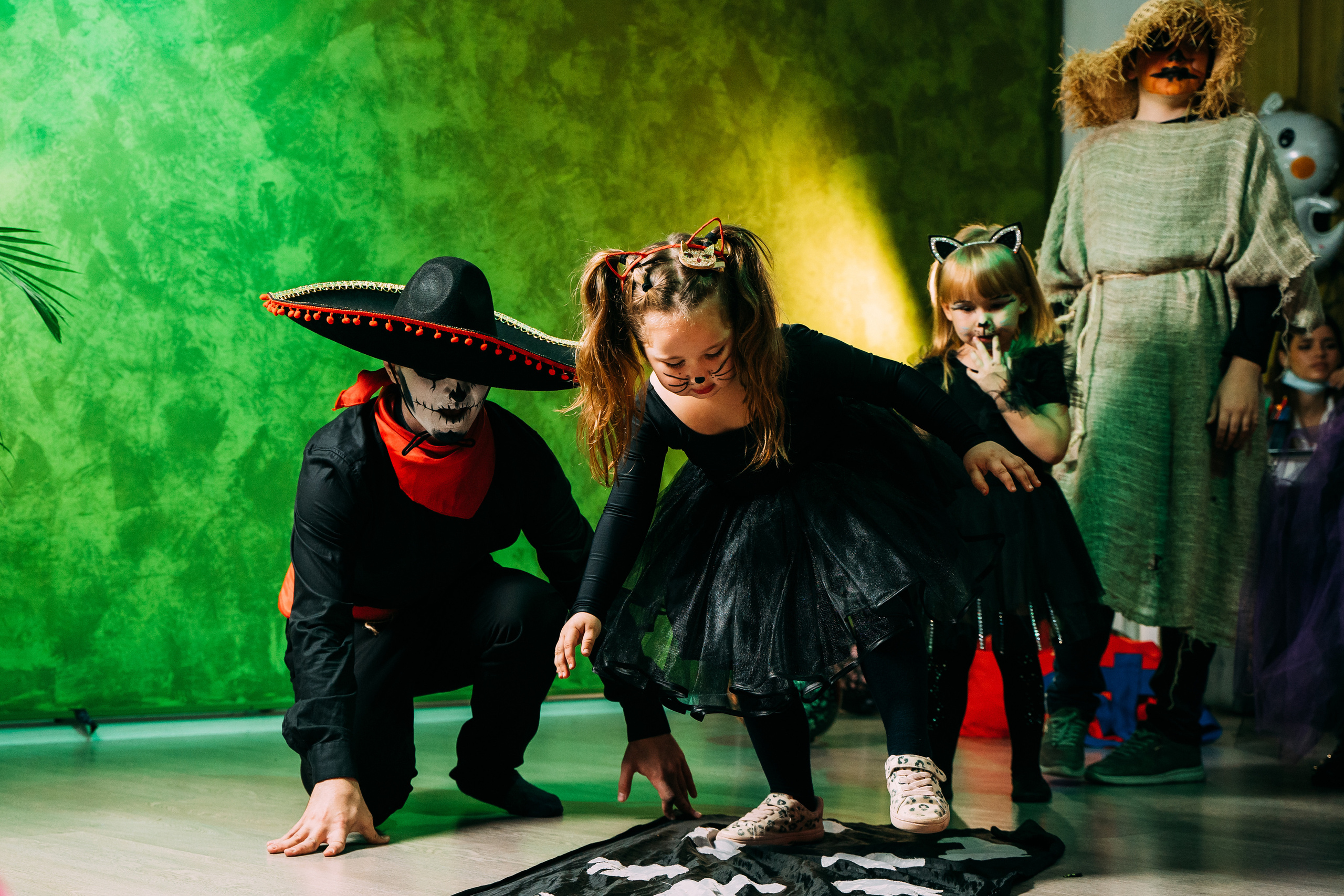 Вечеринка Хэллоуин в студии Green Family. Свадебный фотограф Кирилл Зейналов, Туапсе
