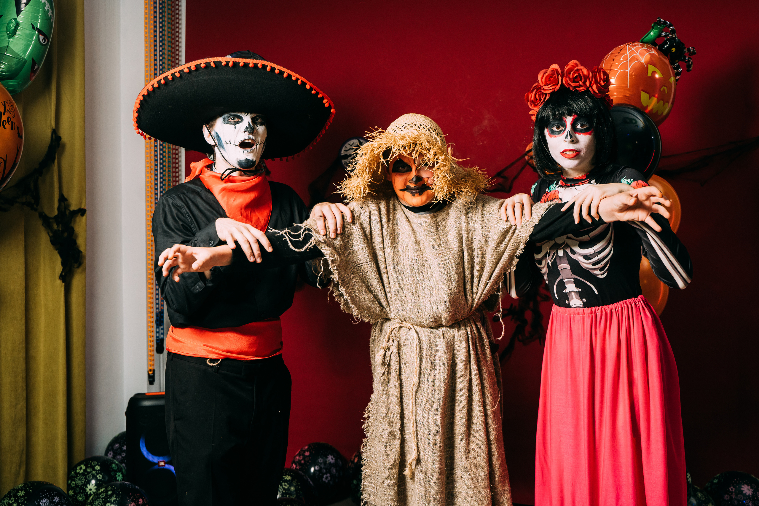 Вечеринка Хэллоуин в студии Green Family. Свадебный фотограф Кирилл Зейналов, Туапсе
