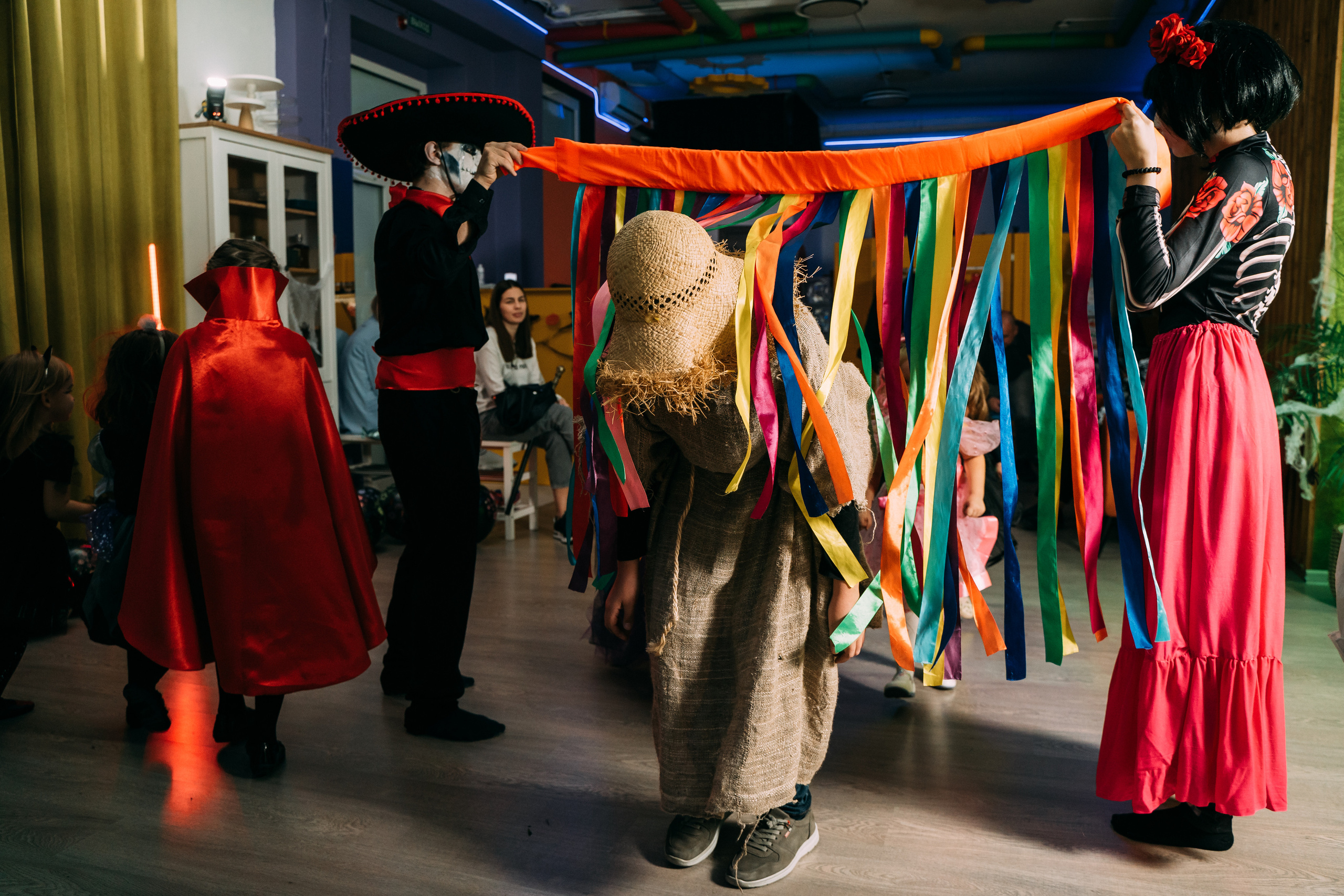 Вечеринка Хэллоуин в студии Green Family. Свадебный фотограф Кирилл Зейналов, Туапсе