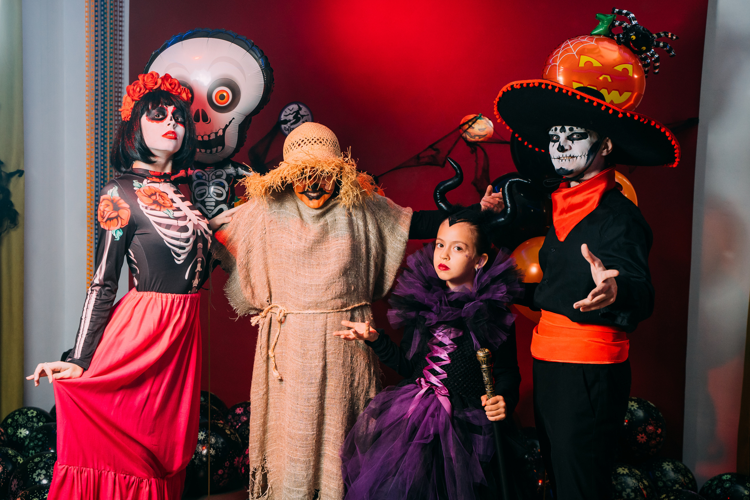 Вечеринка Хэллоуин в студии Green Family. Свадебный фотограф Кирилл Зейналов, Туапсе