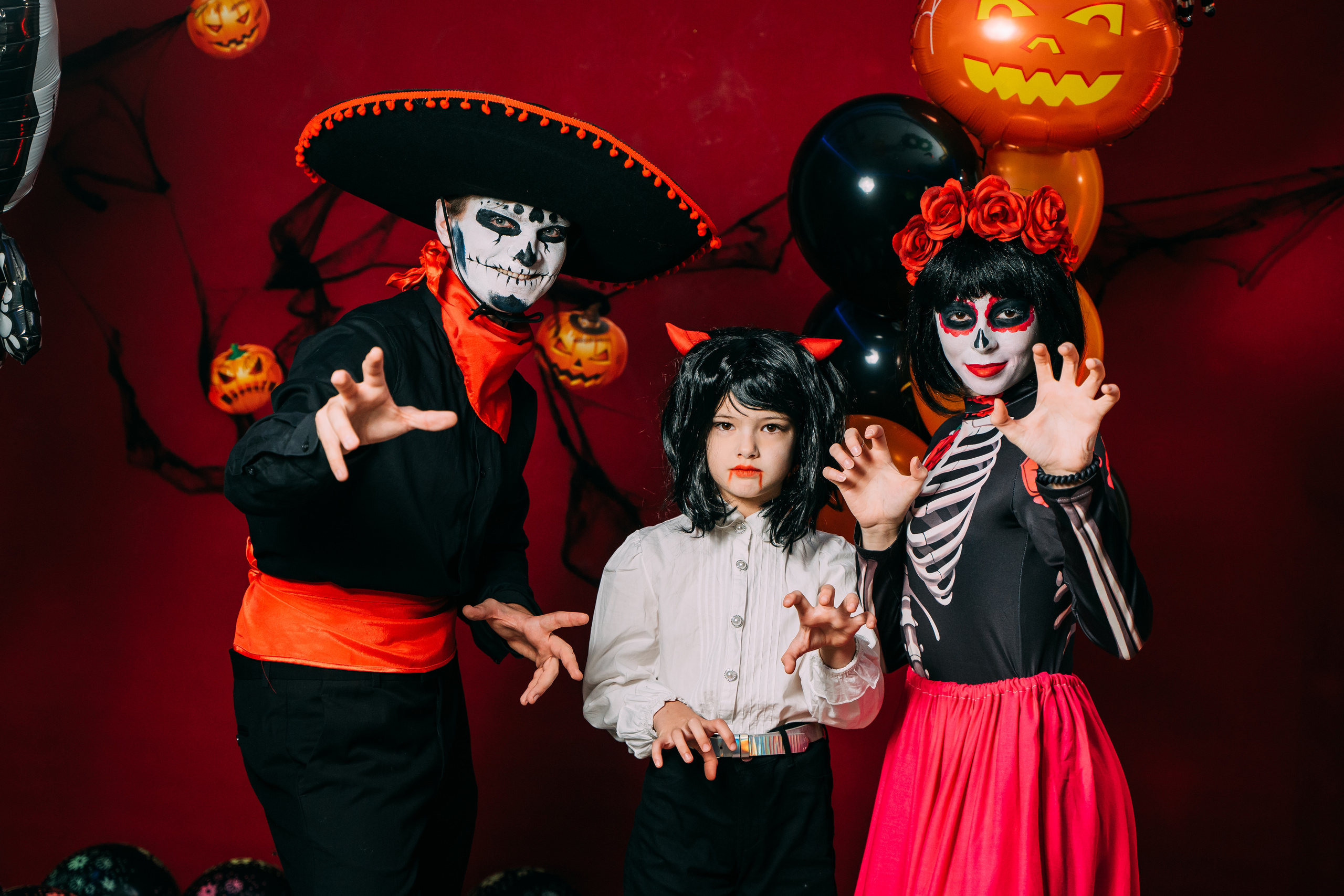 Вечеринка Хэллоуин в студии Green Family. Свадебный фотограф Кирилл Зейналов, Туапсе