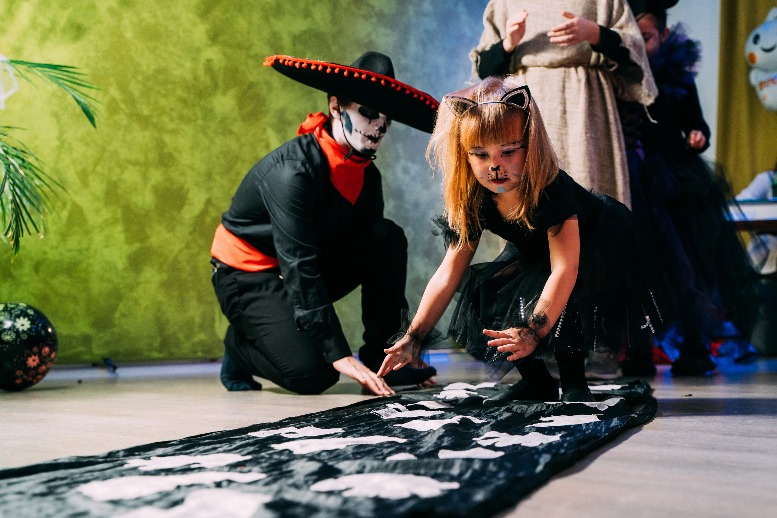 Вечеринка Хэллоуин в студии Green Family. Свадебный фотограф Кирилл Зейналов, Туапсе