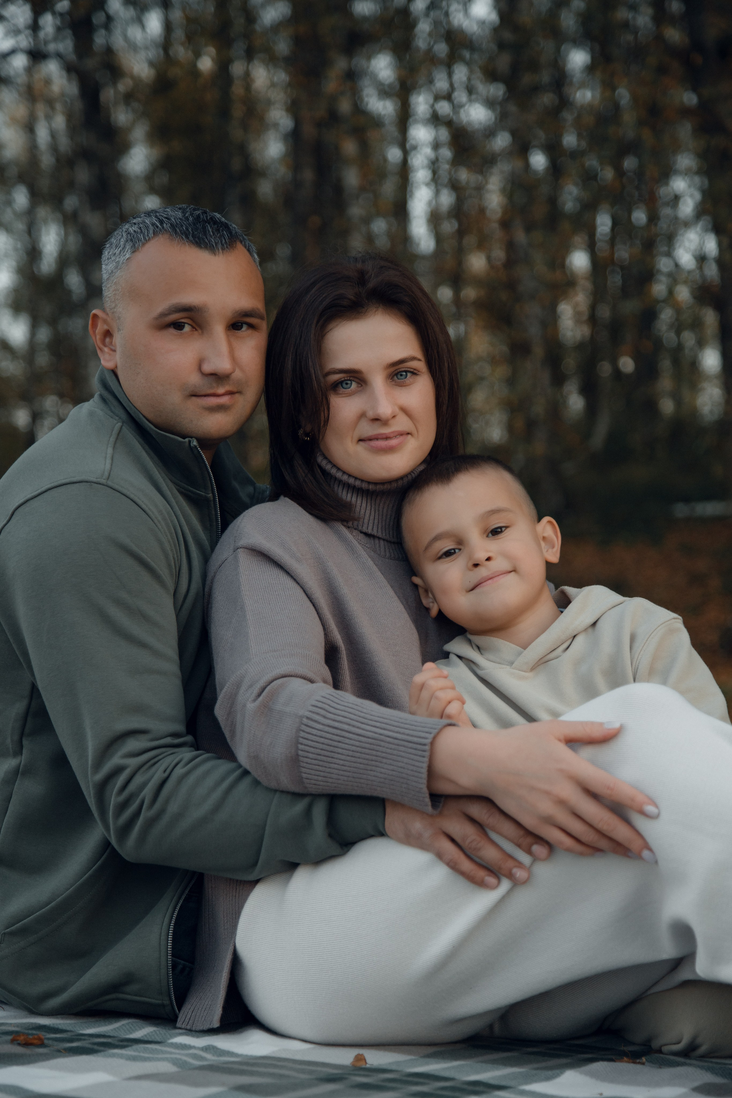 Наталья с семьей