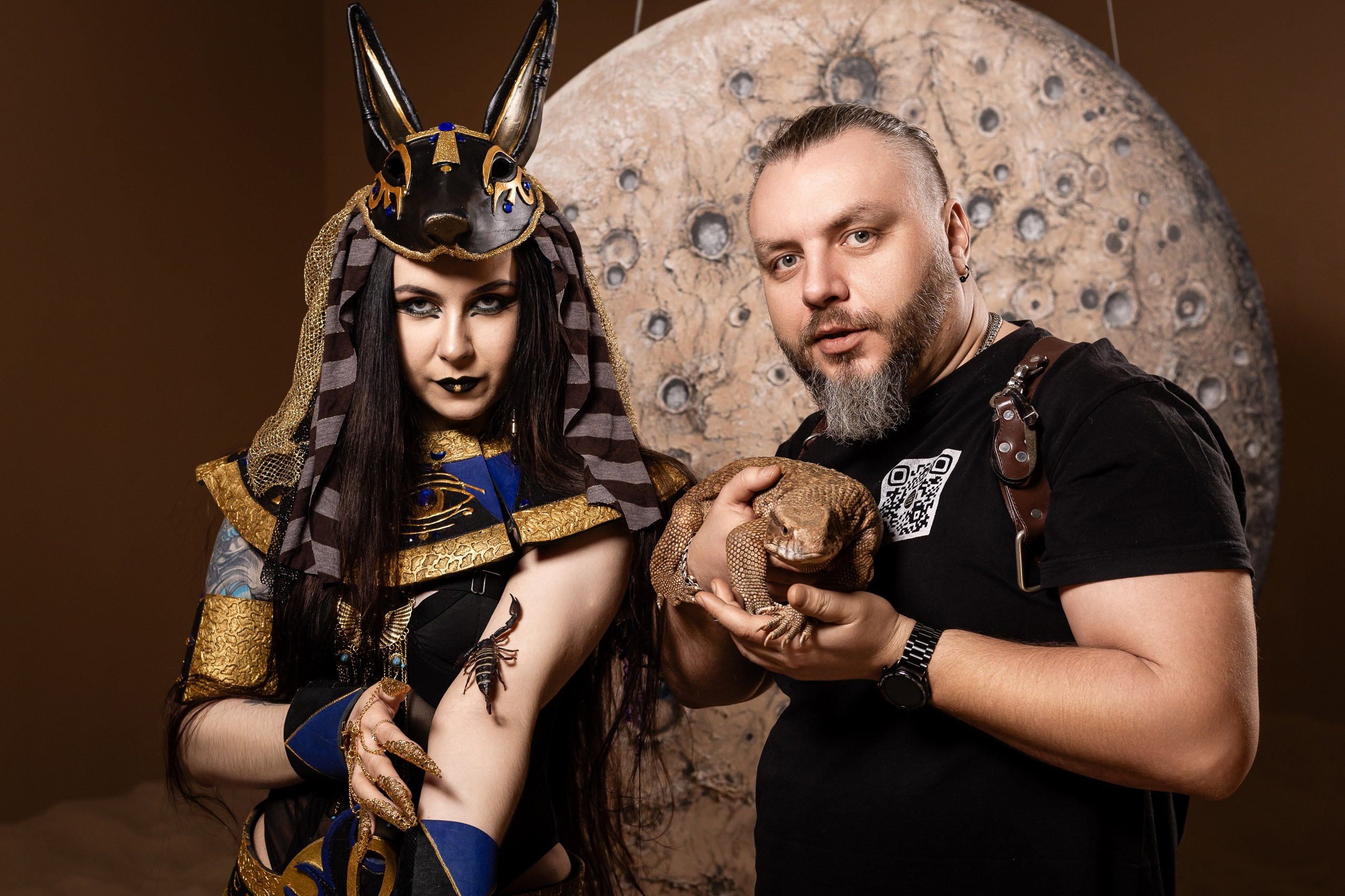 Фотосессия с ящерицами и скорпионами в Восточном стиле. Фотограф в Санкт-Петербурге — Сергей Петров