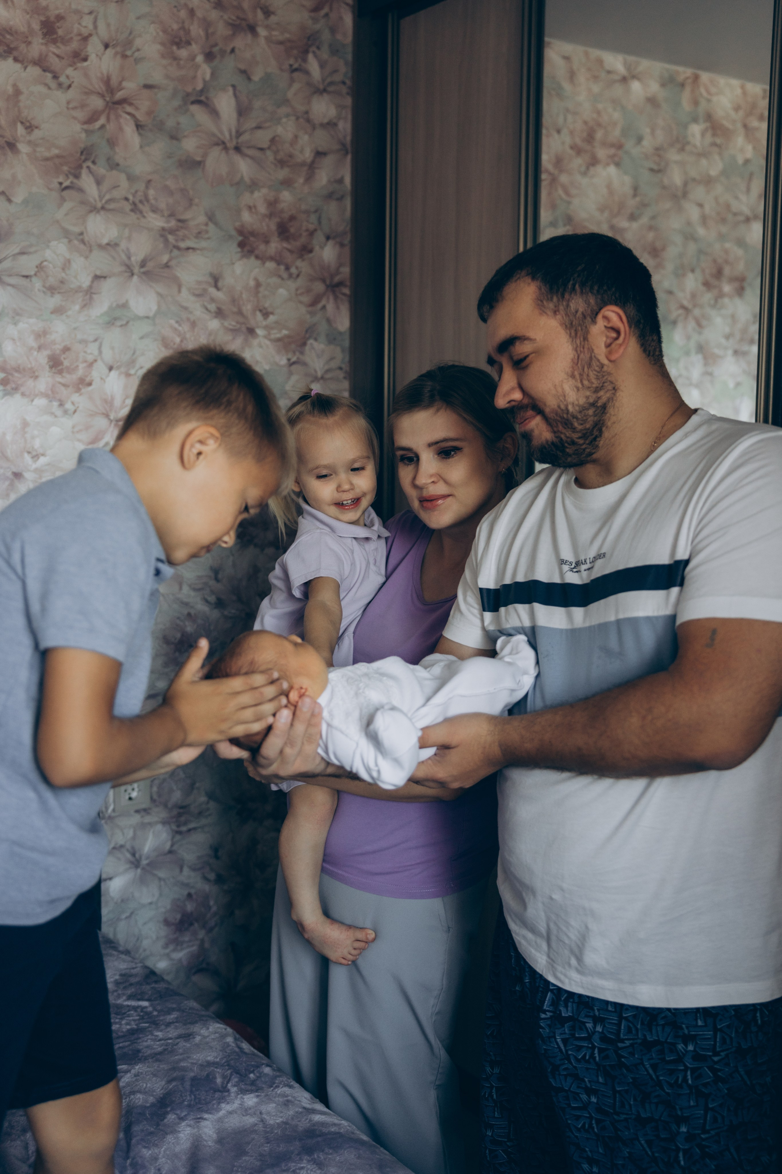 Домашняя съёмка с малышом. Свадебный, семейный фотограф в Иркутске Светлана Макаричева