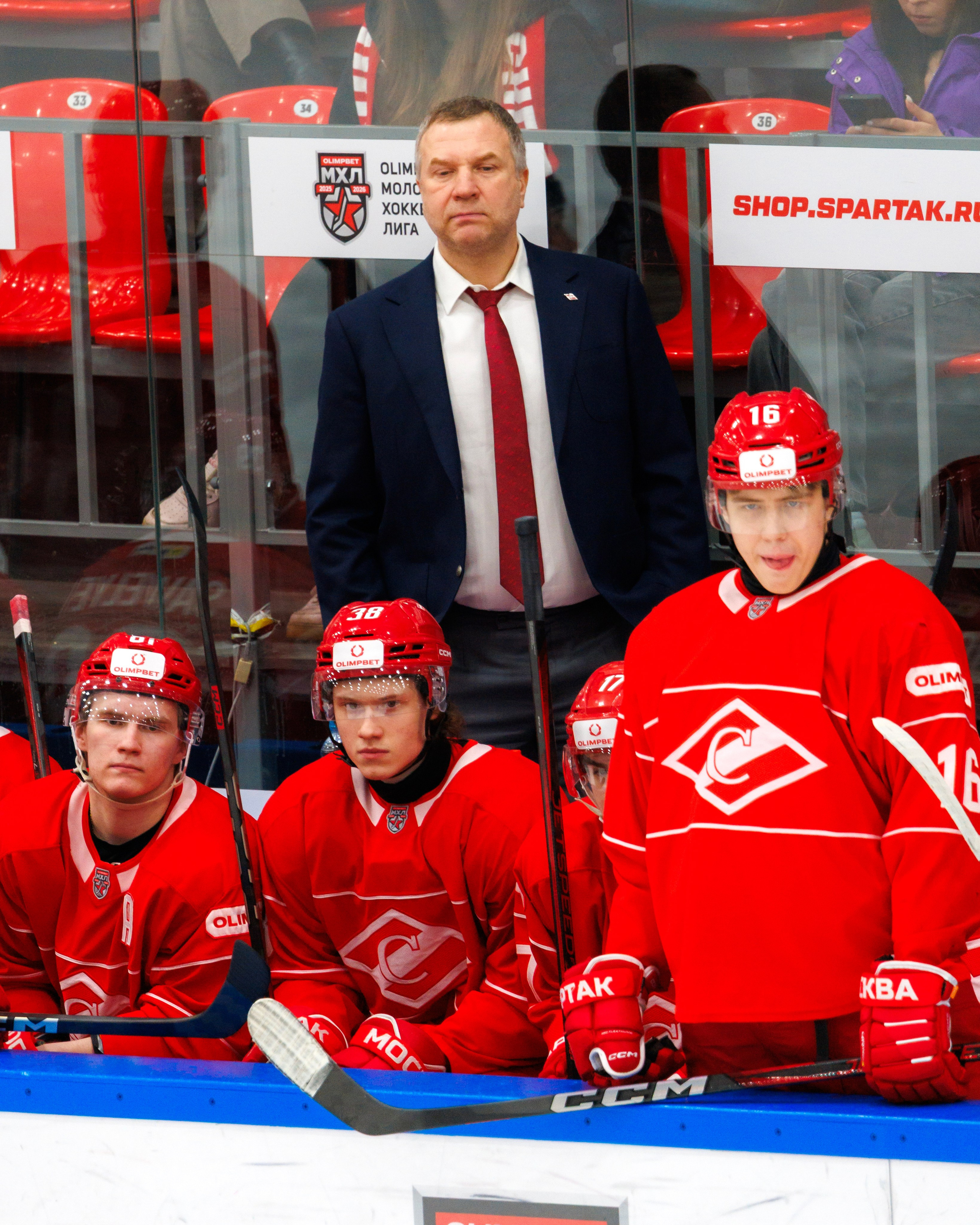 МАТЧ МХЛ. МХК СПАРТАК — АКАДЕМИЯ СКА. Artem Zenin Photography