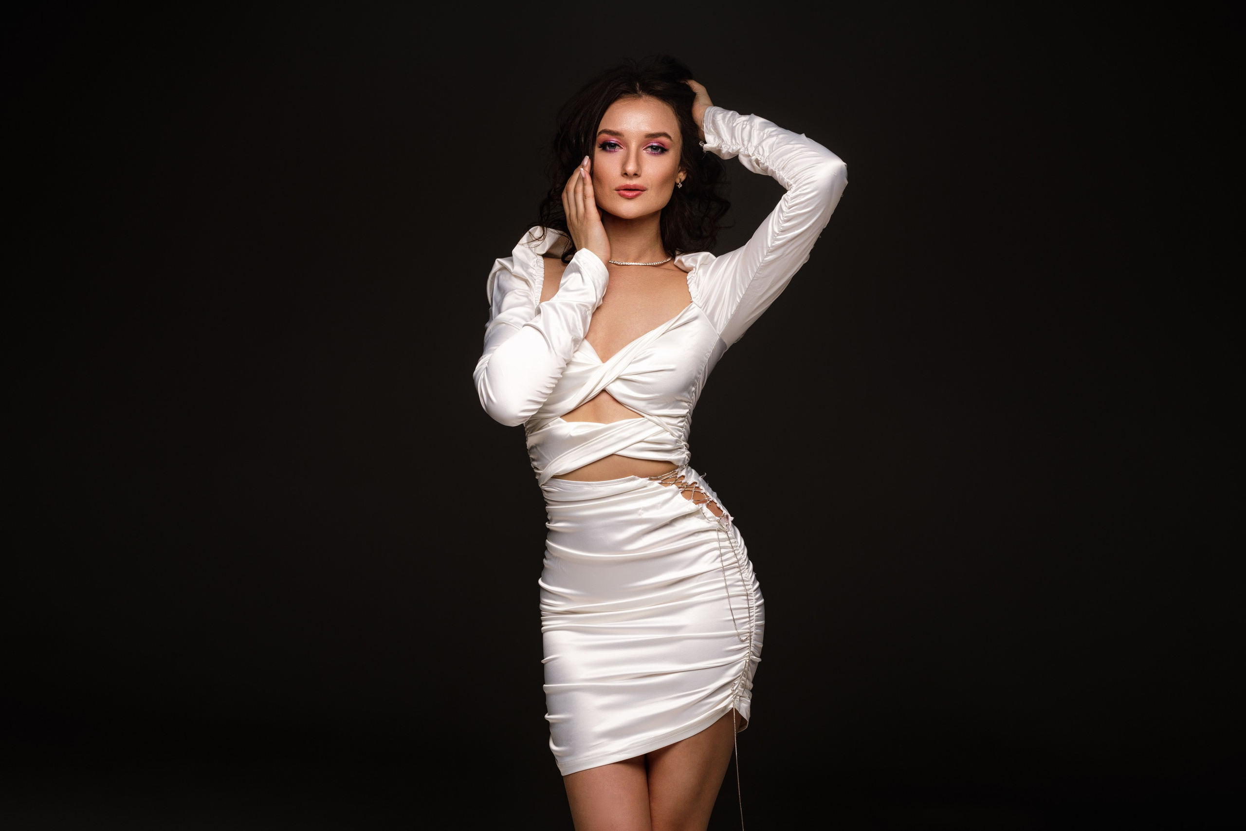 Съемка в студии на циклораме с Анастасией для «себя»