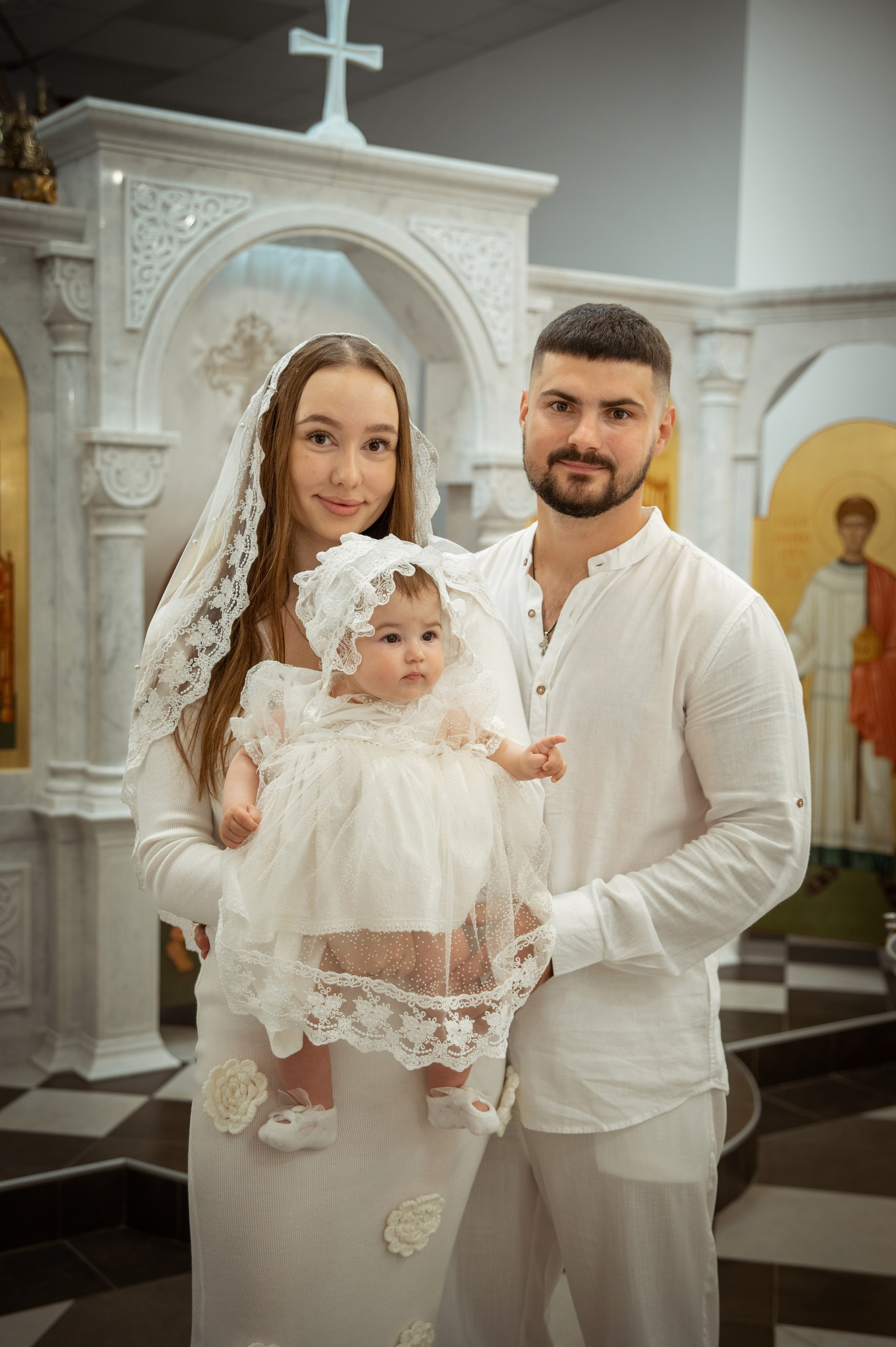 Таинство Крещения Александры, Александра-Невский Собор г. Волгоград. Церковный, семейный и репортажный фотограф Волгоград, Волжский