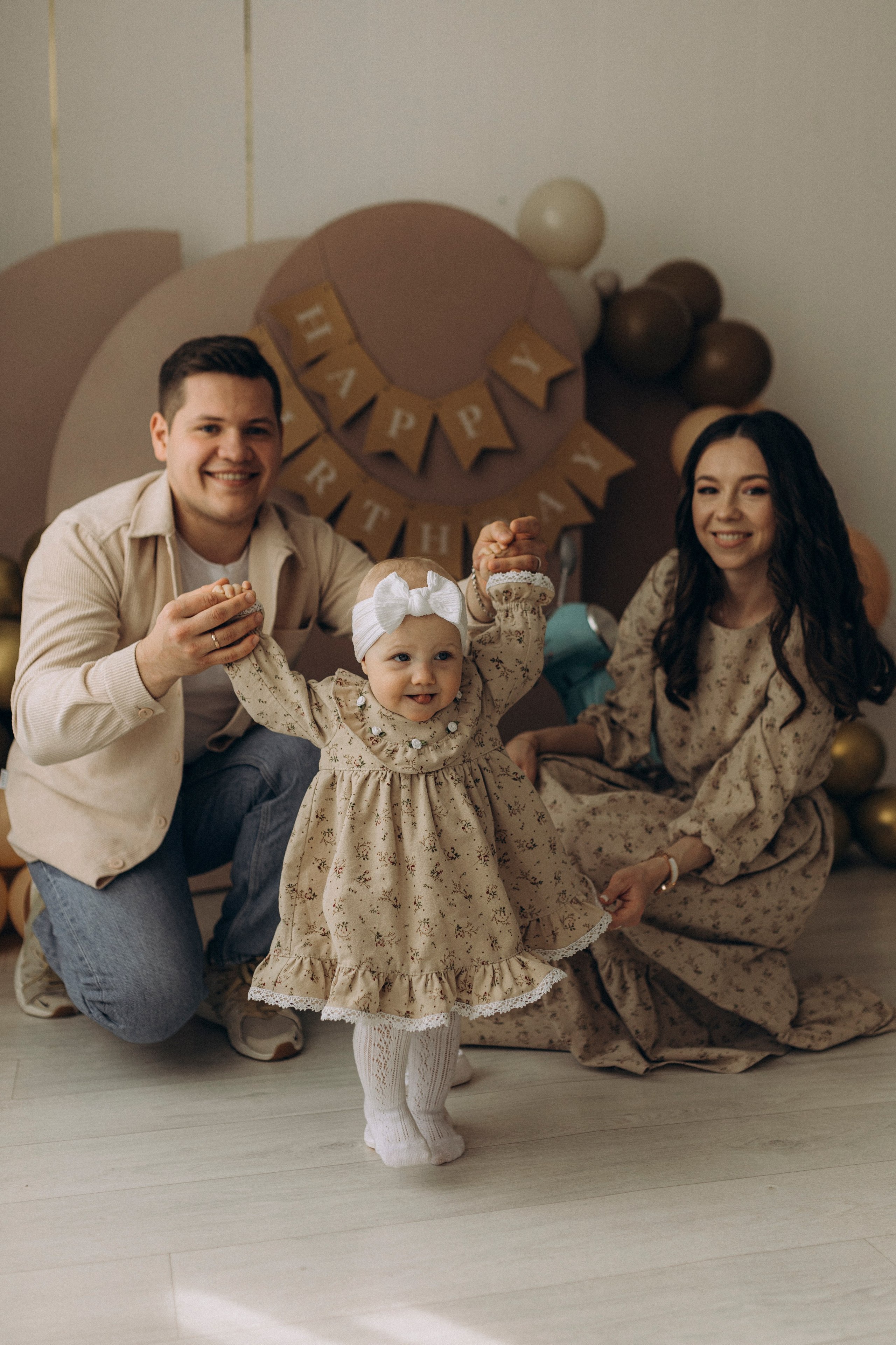 Сьемка годика для Анечки. Семейный и детский фотограф в Рязани Васюгова Мария