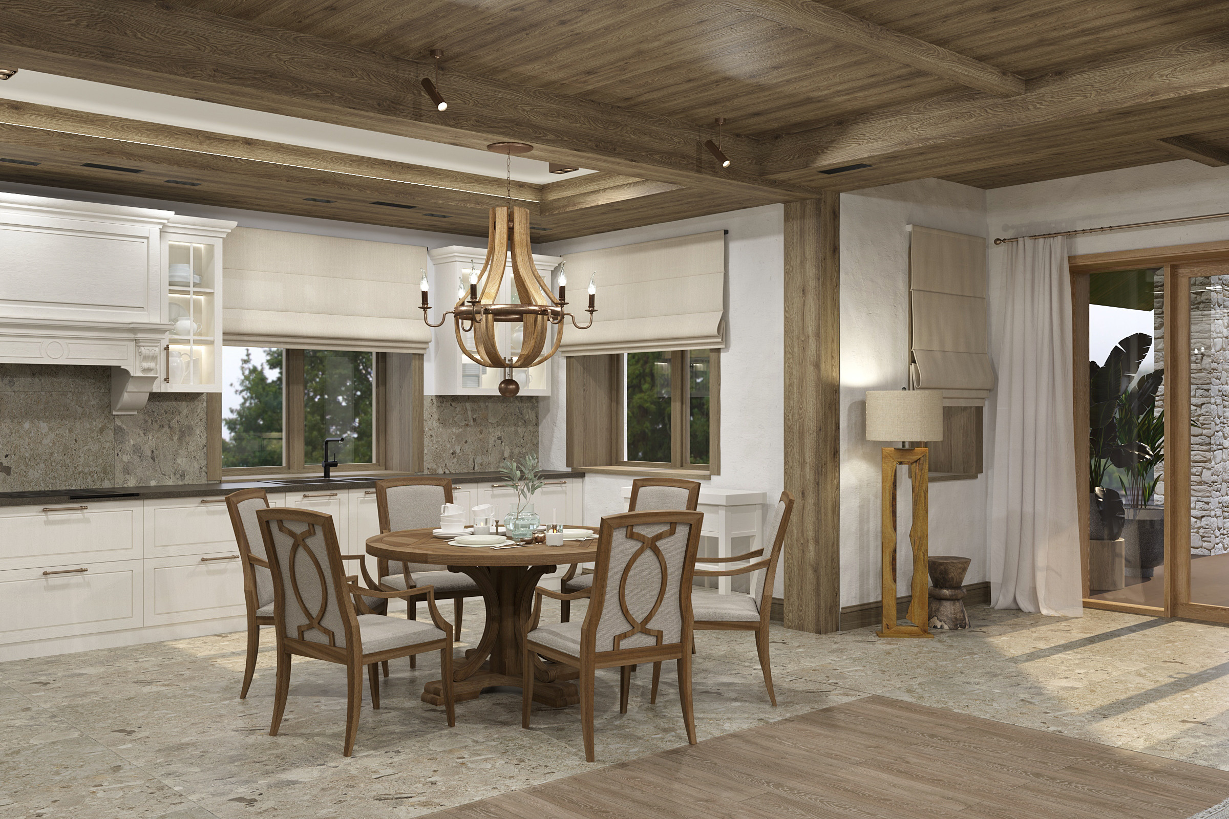 Коттедж Т. Дизайн интерьеров Краснодар