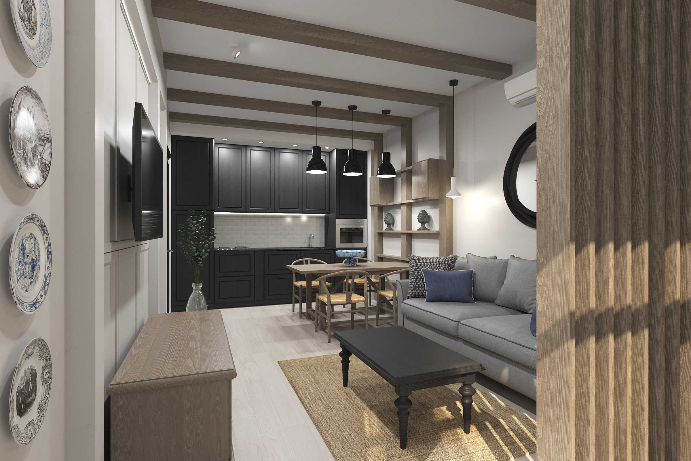 Таунхаус Сочи. Дизайн интерьеров Краснодар