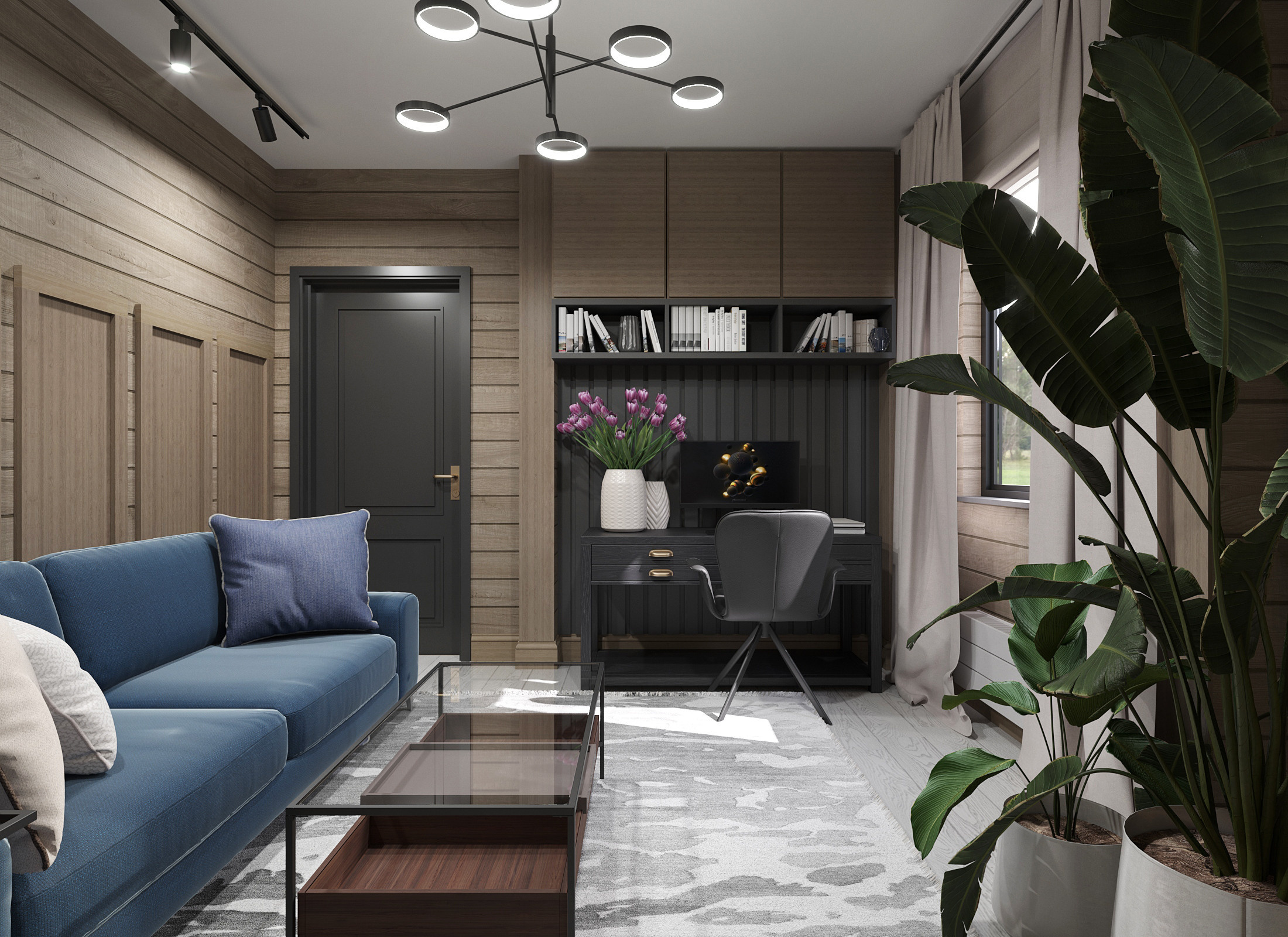 Загородный дом А. Дизайн интерьеров Краснодар