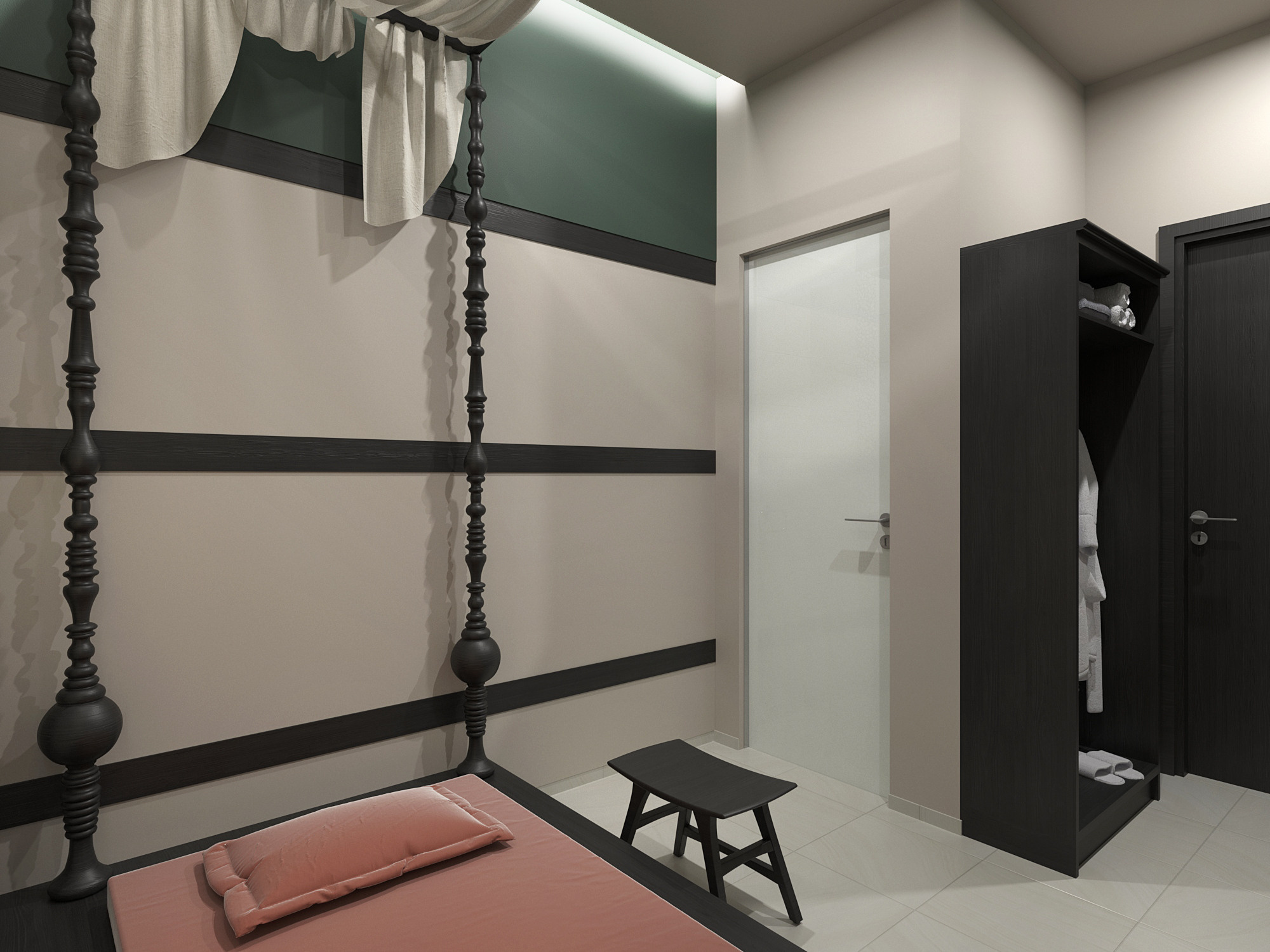 Спа салон Samsara 2этаж. Дизайн интерьеров Краснодар