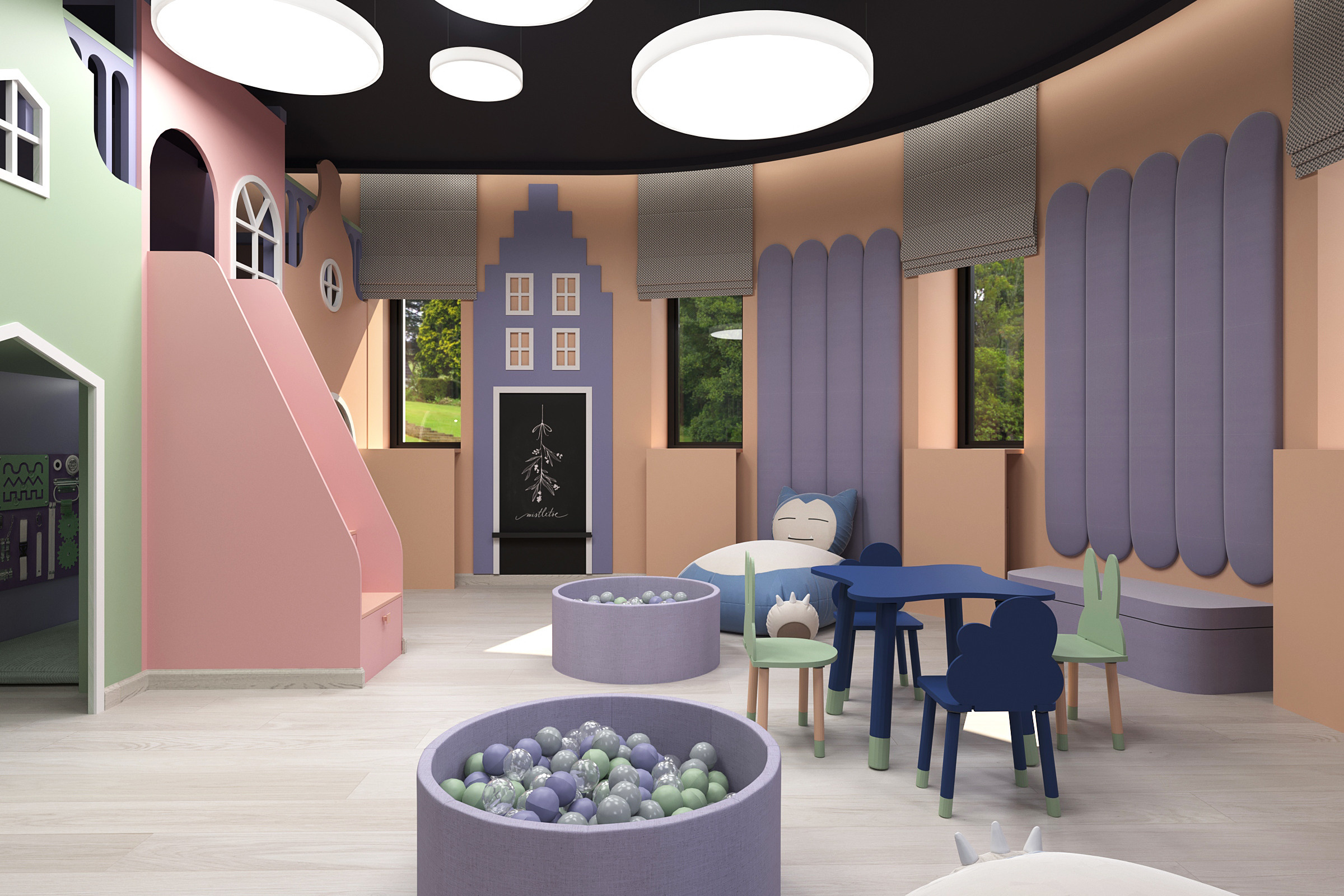 Спа салон Samsara 1этаж. Дизайн интерьеров Краснодар