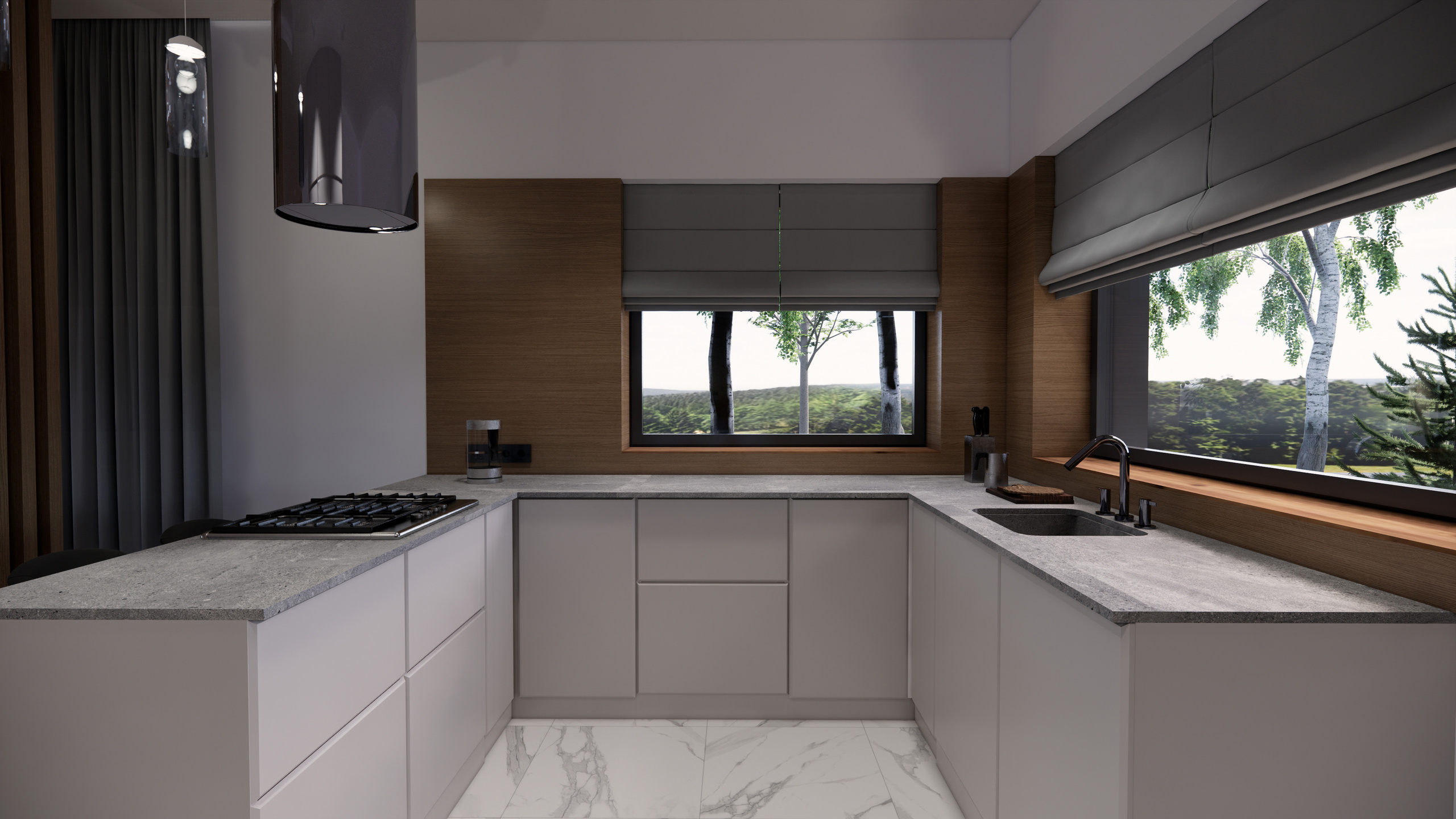 Коттедж П. Дизайн интерьеров Краснодар