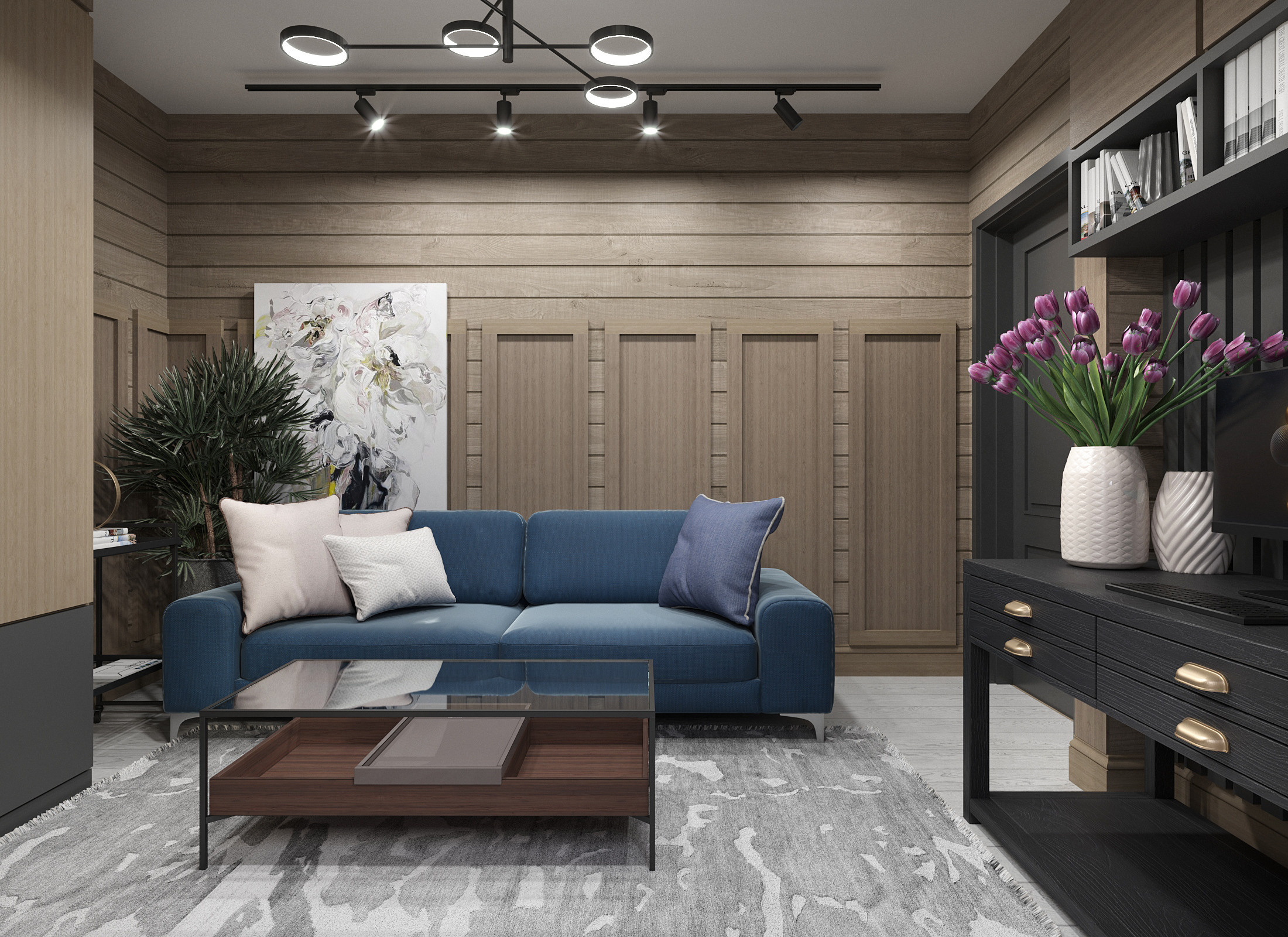 Загородный дом А. Дизайн интерьеров Краснодар