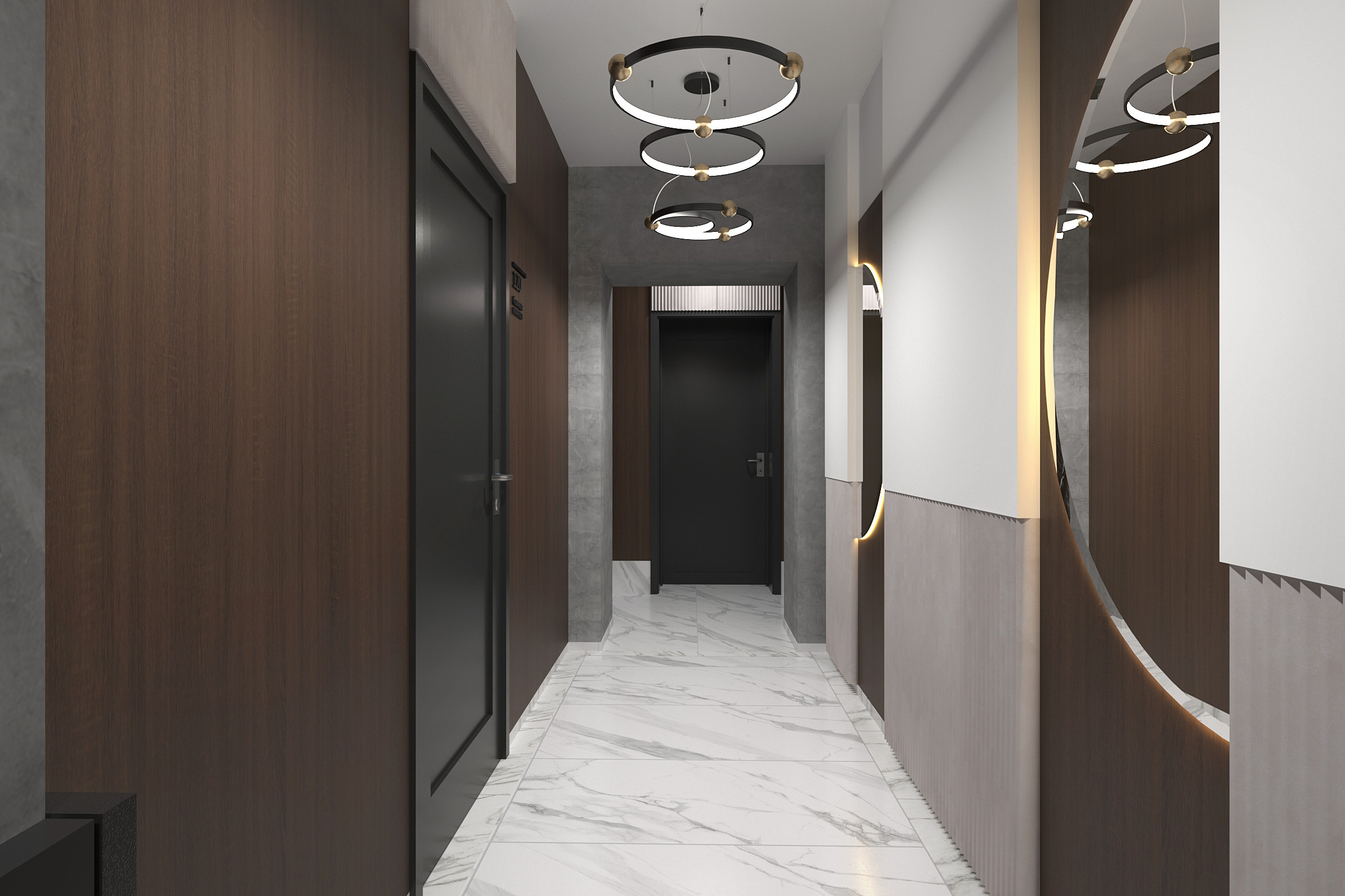 Спа салон Samsara 1этаж. Дизайн интерьеров Краснодар