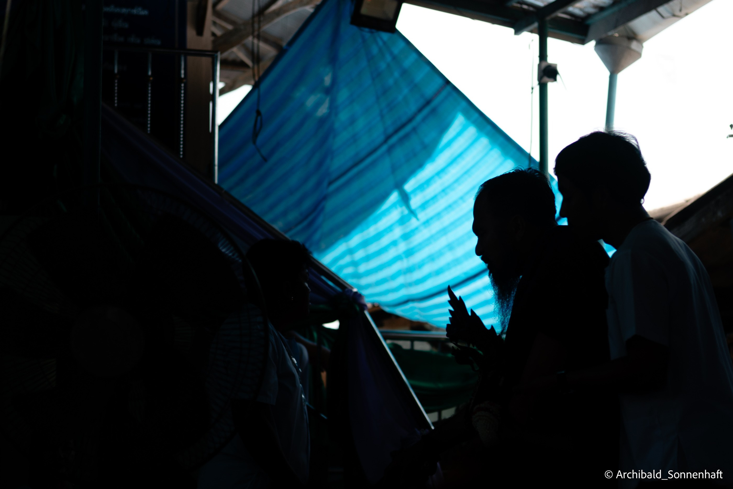 Thai monk. Photographer in Guangzhou, China. Archibald Sonnenhaft