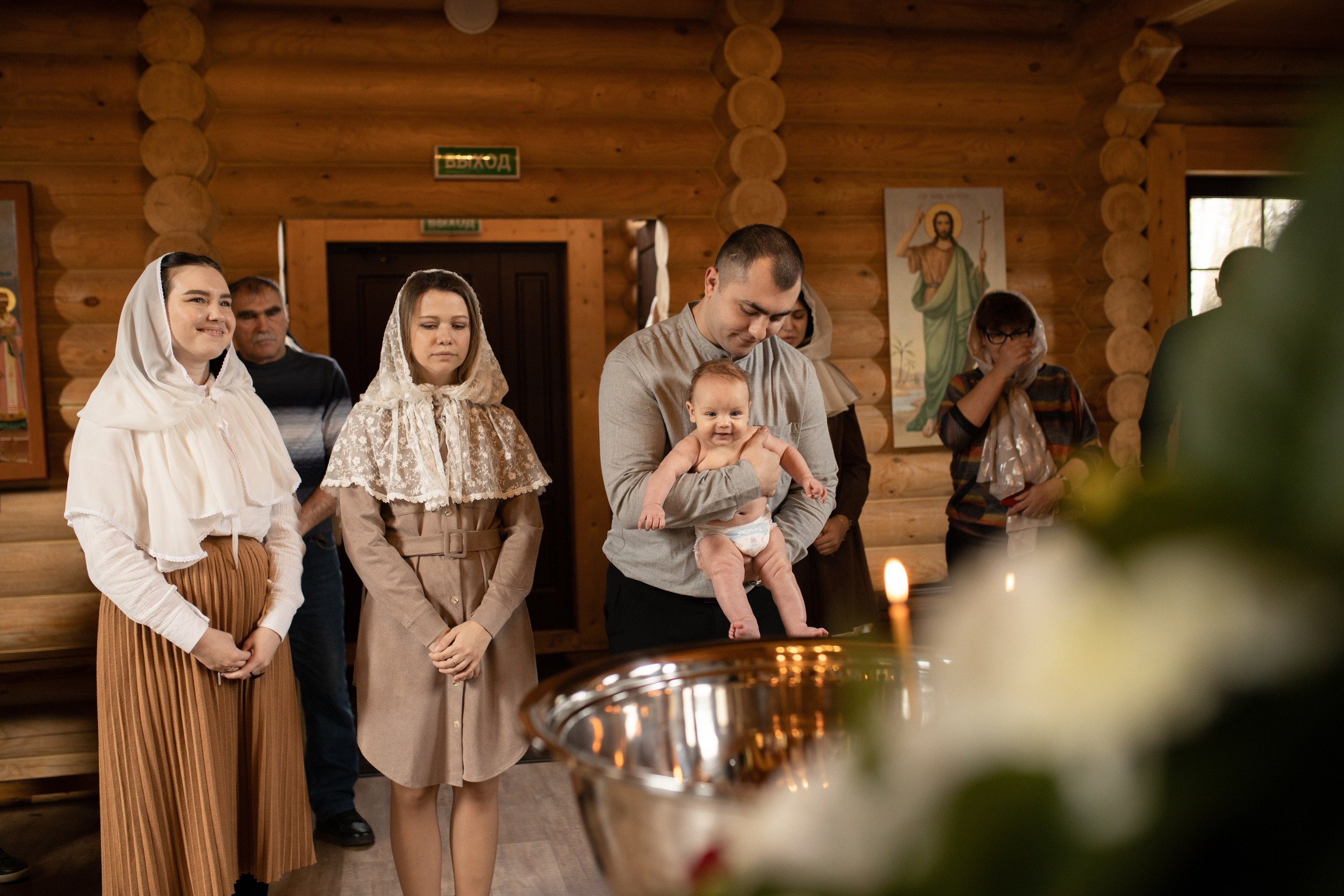 Таинство крещения Марка. Фотограф в Железнодорожном и Балашихе