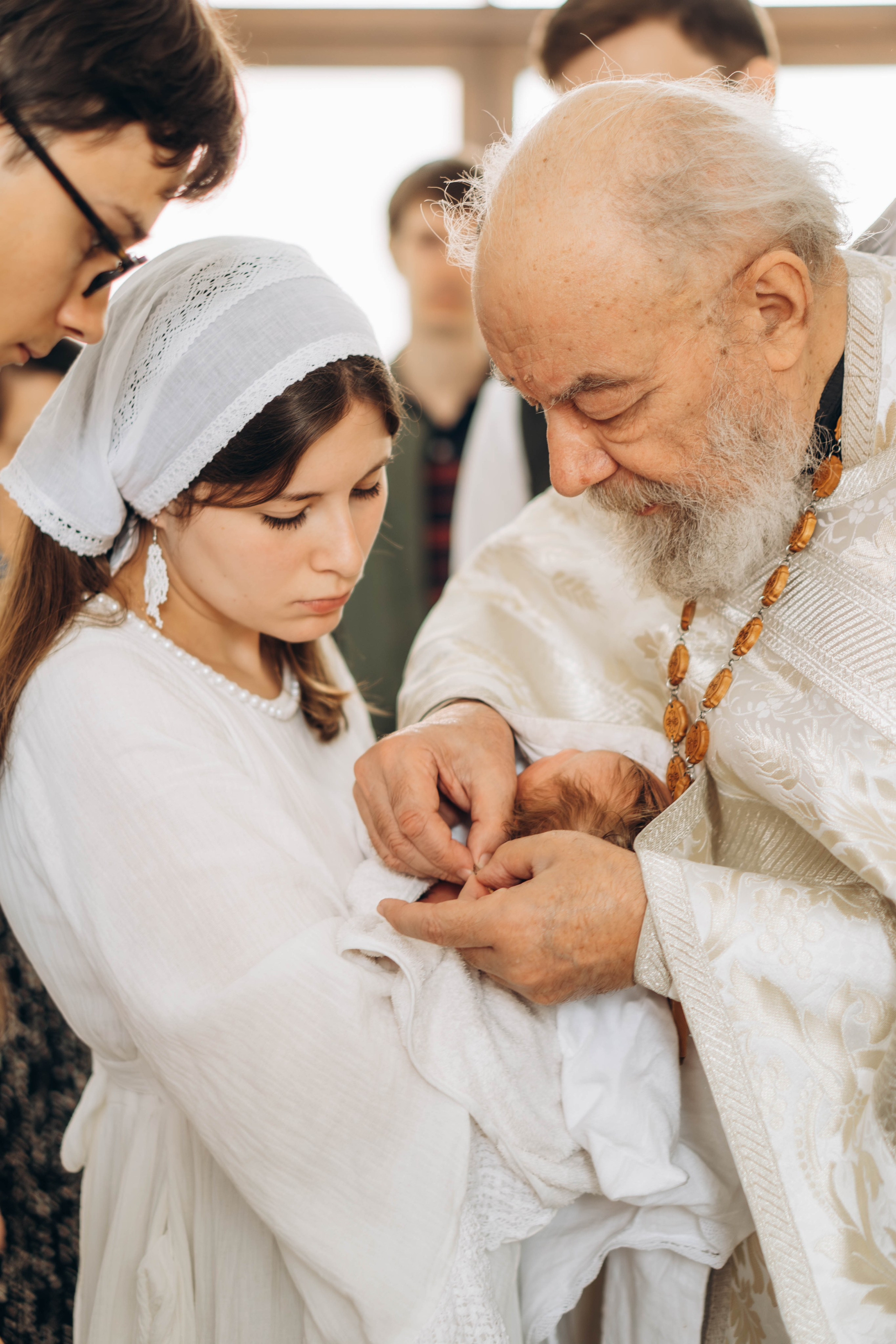 Крещение Миропии Лихов переулок ПСТГУ. Фотограф Москва Валерия Веденина