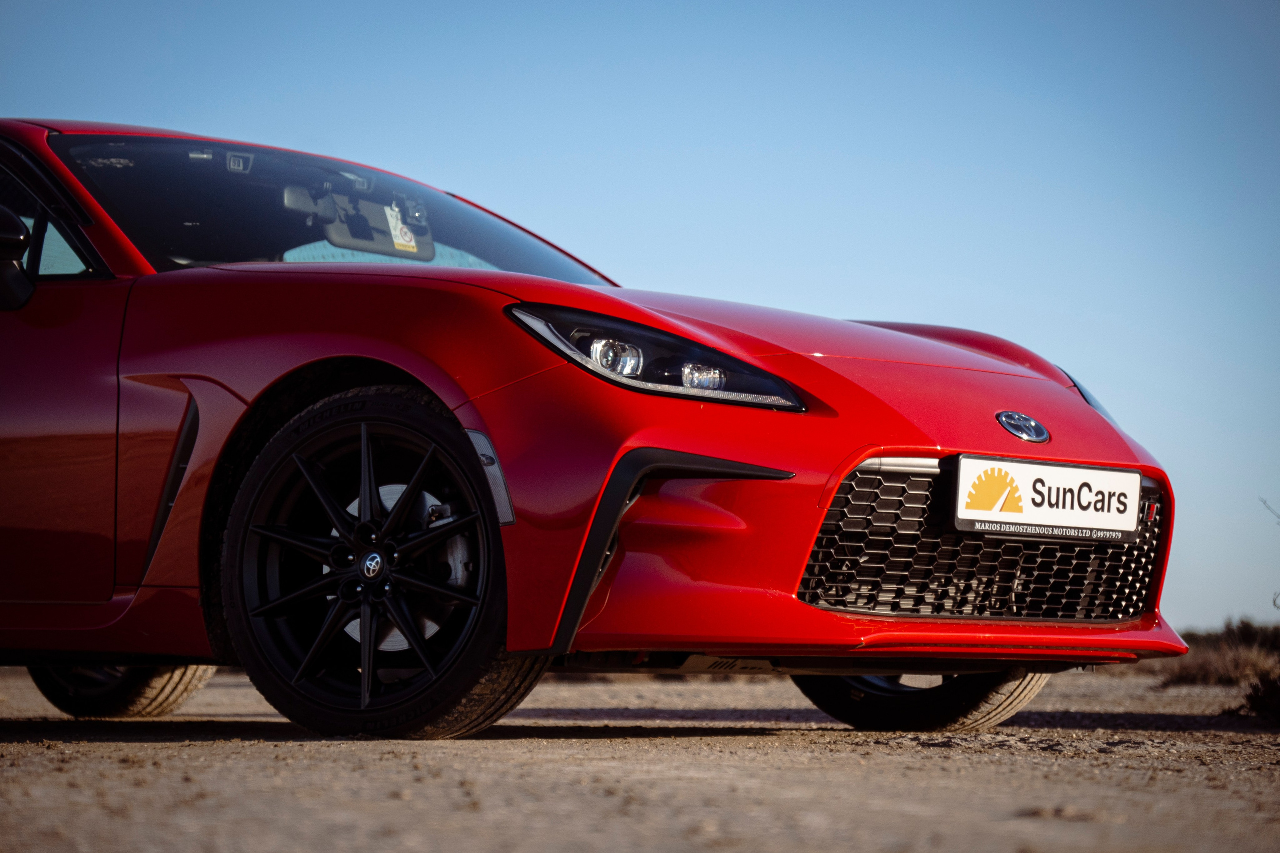 Toyota GR86. Photographer in Cyprus