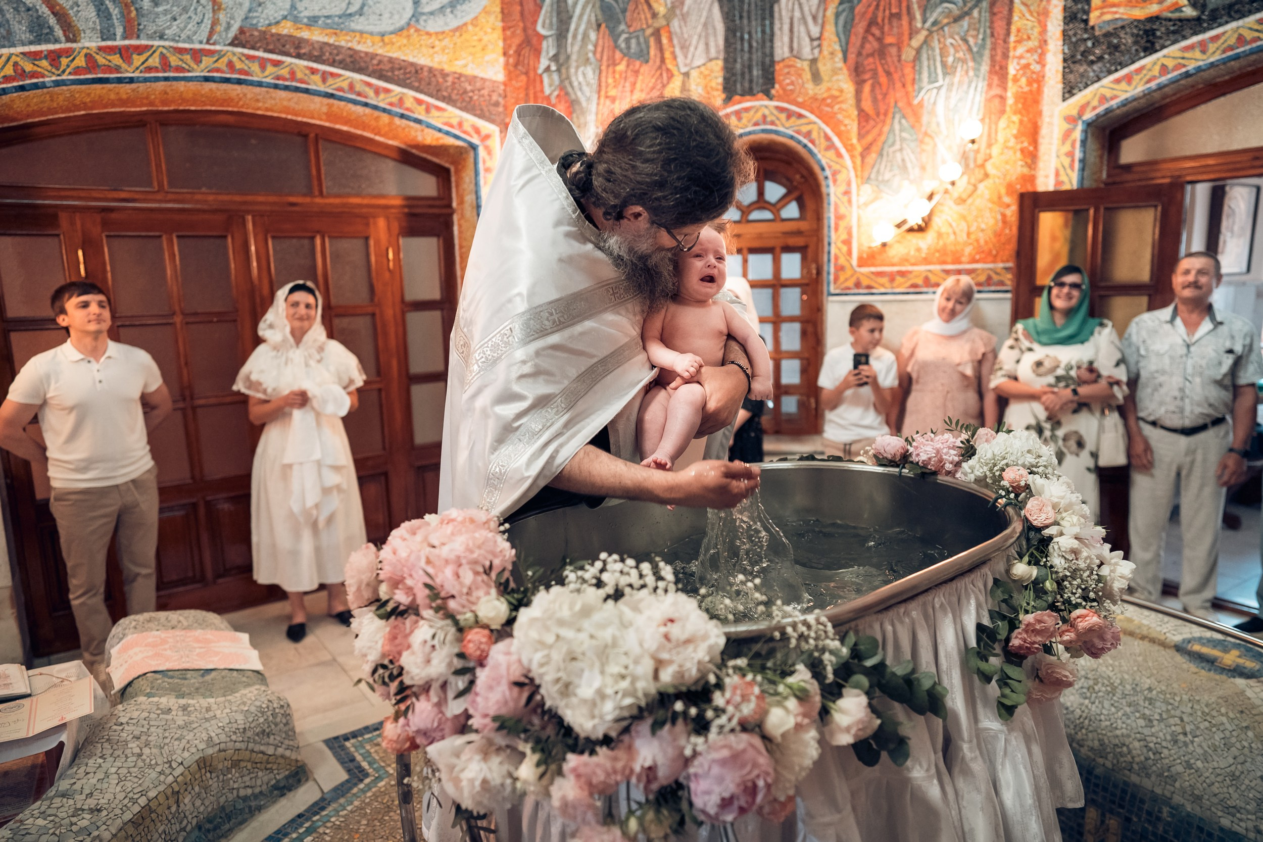 Крещение в Свято-Троицком монастыре Симферополь. Церковный фотограф Севастополь