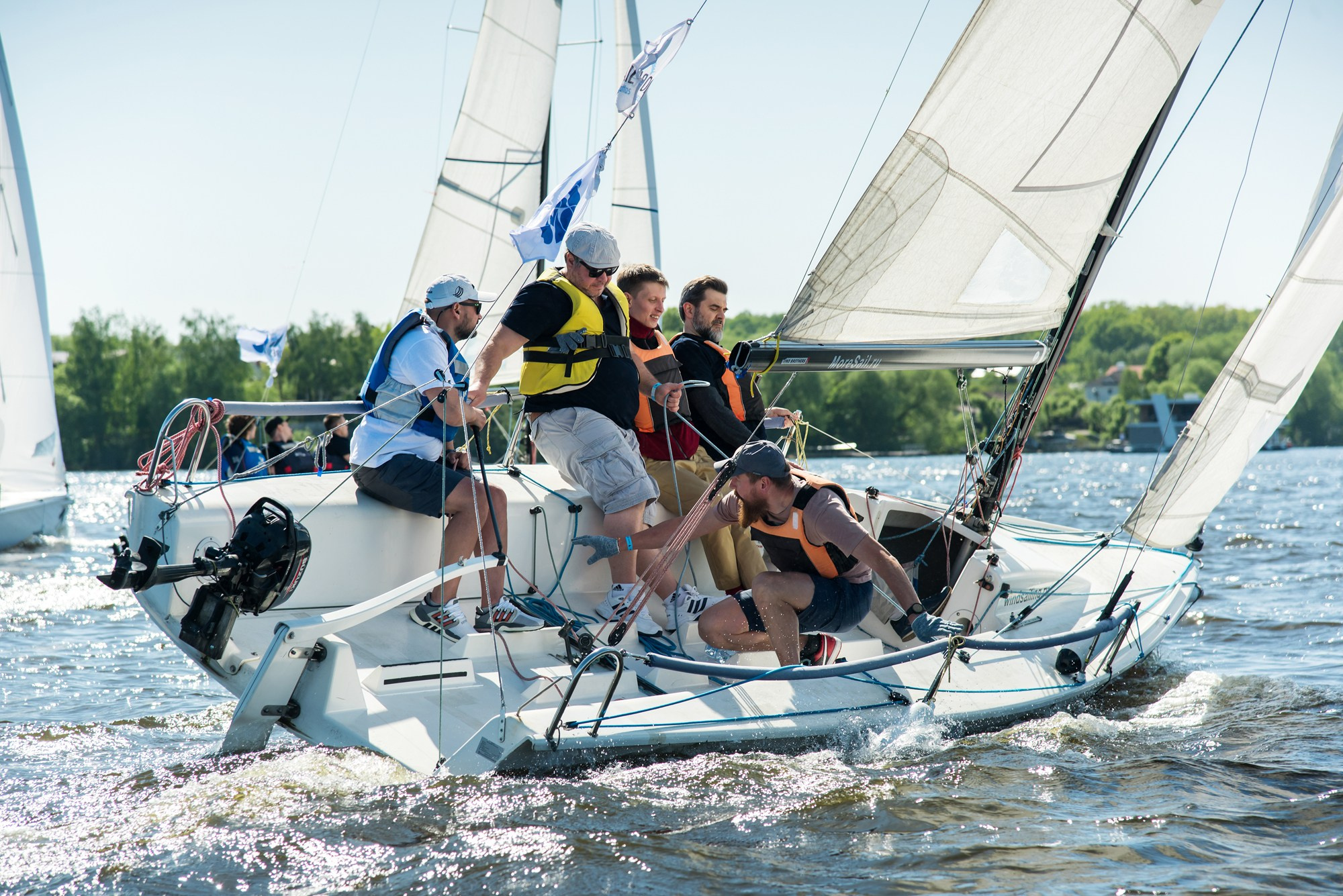 Парусная регата. Anzhina1.wfolio.pro