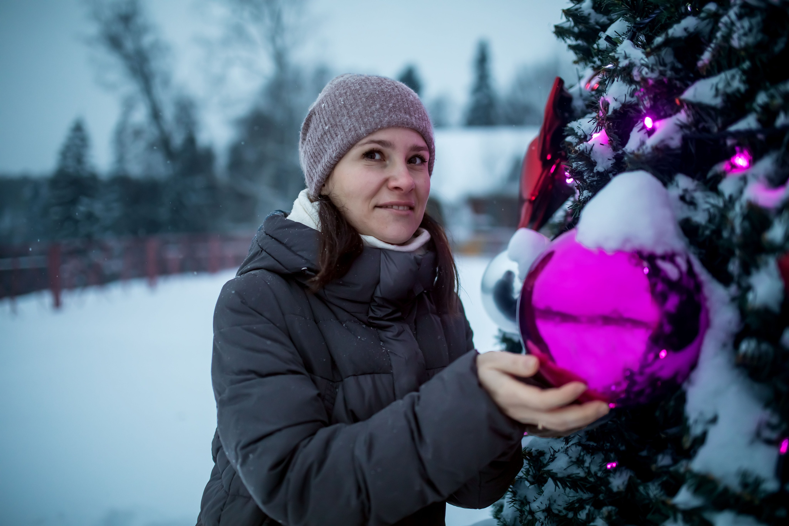 Зимняя прогулка Инны. Арт- фотограф Москва
