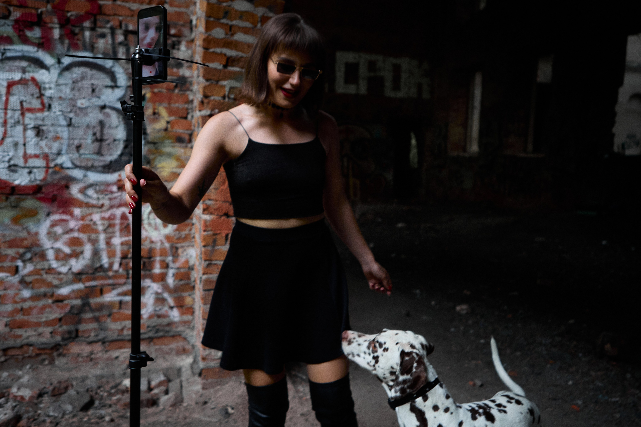 фотосессия блогера с собакой ивановское