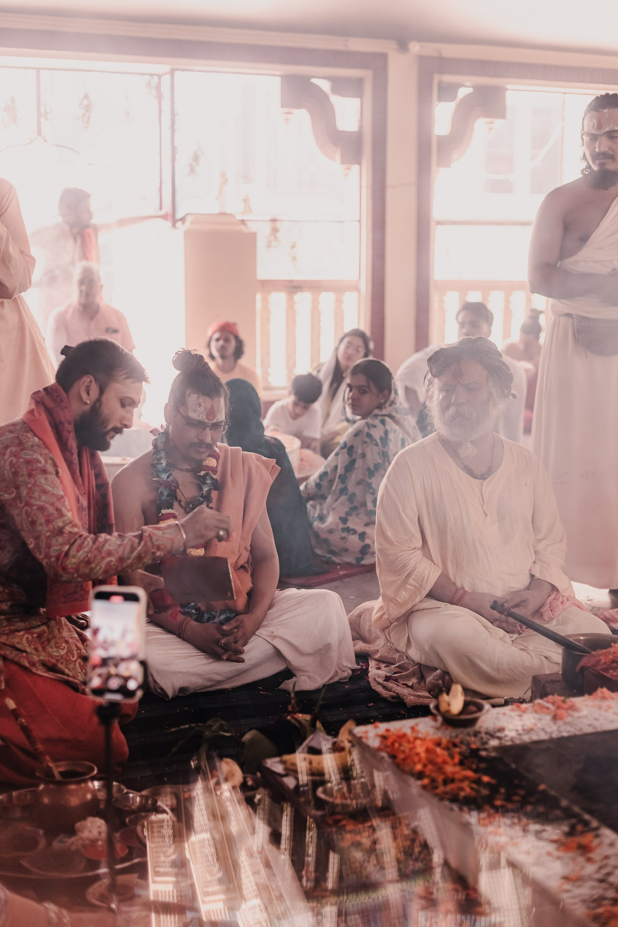 Navaratri yajna at Devraha Baba Ji ashram. Мариам Багдасарян
