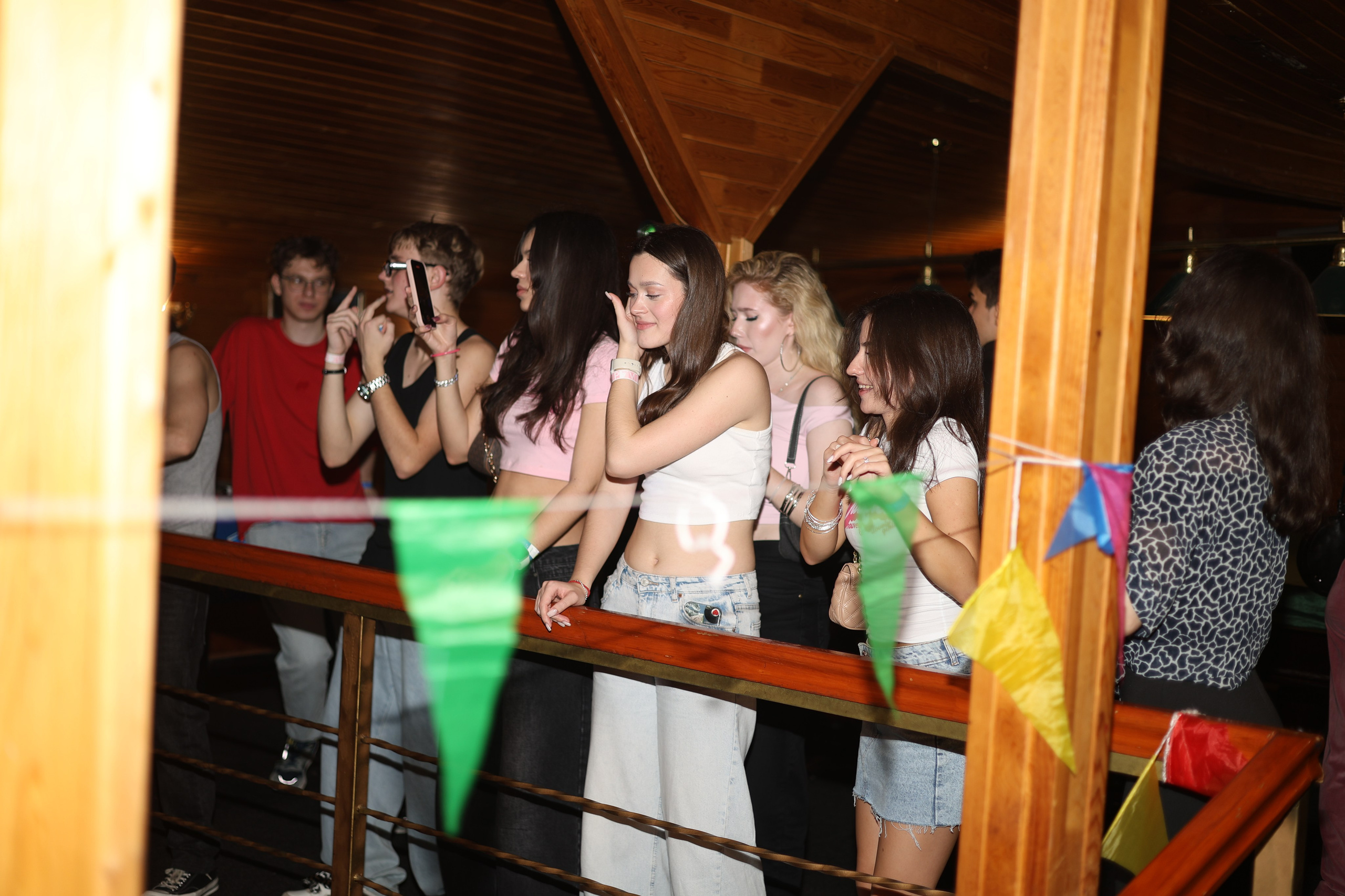 Student american-style party. Mintonov's Film Studio