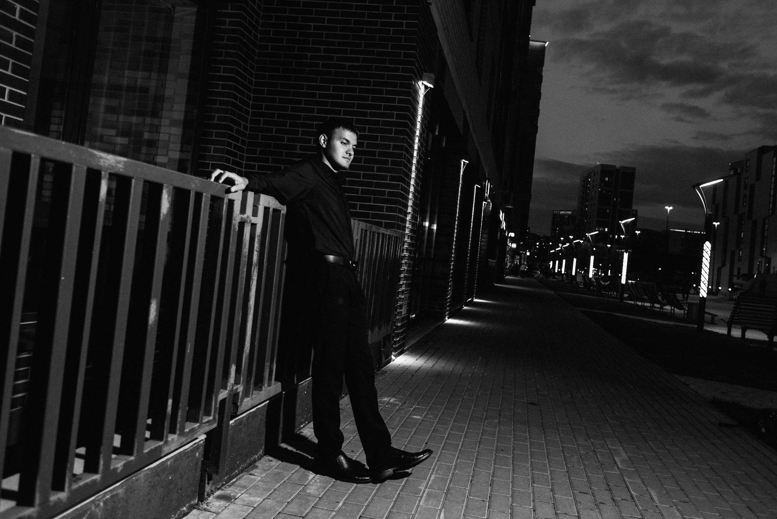 Ночная мужская съемка в тюмени. Фотограф Дарья Мустафина, Тюмень