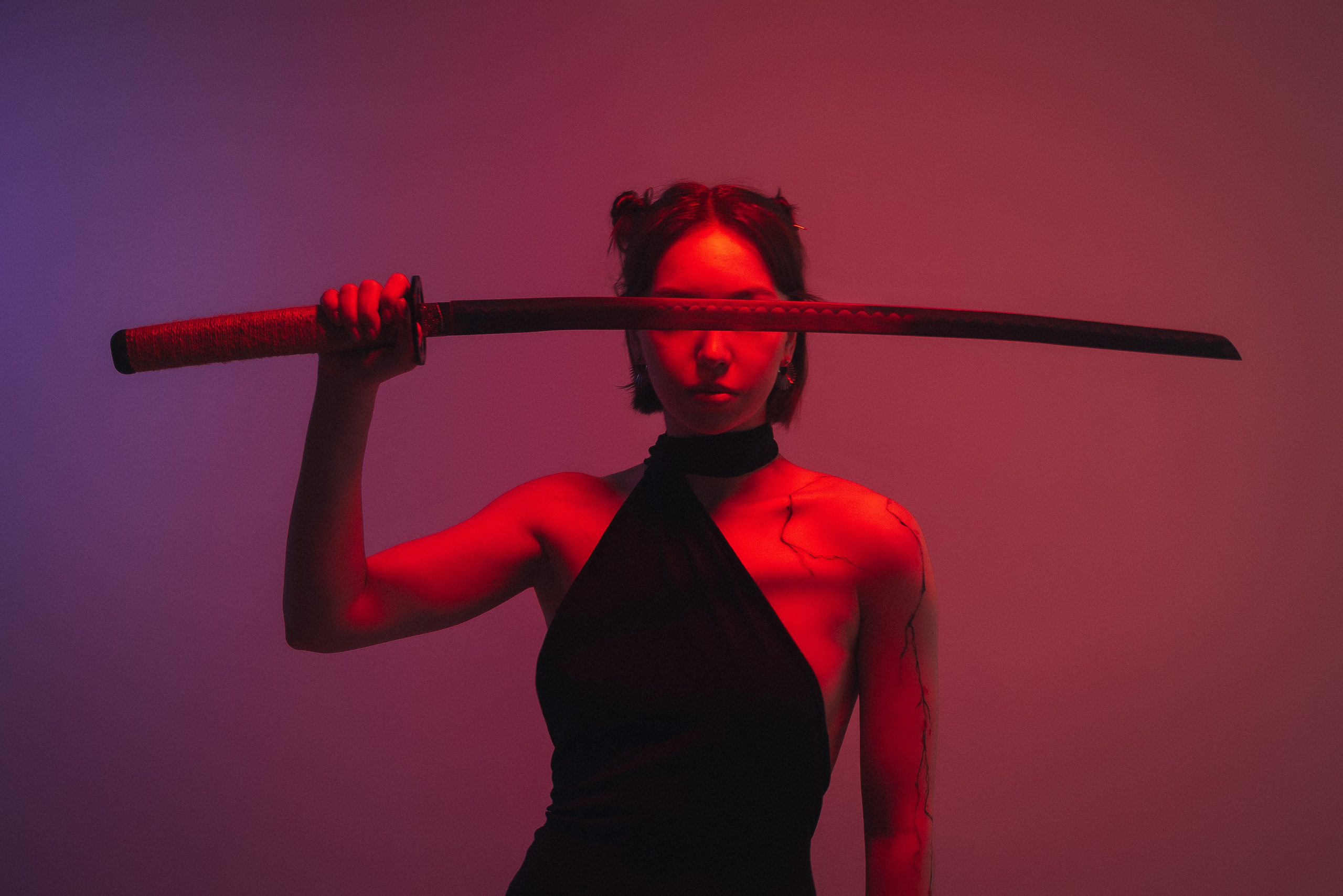 Творческая фотосессия Япония киберпанк. Фотограф в Глазове Роман Маньков