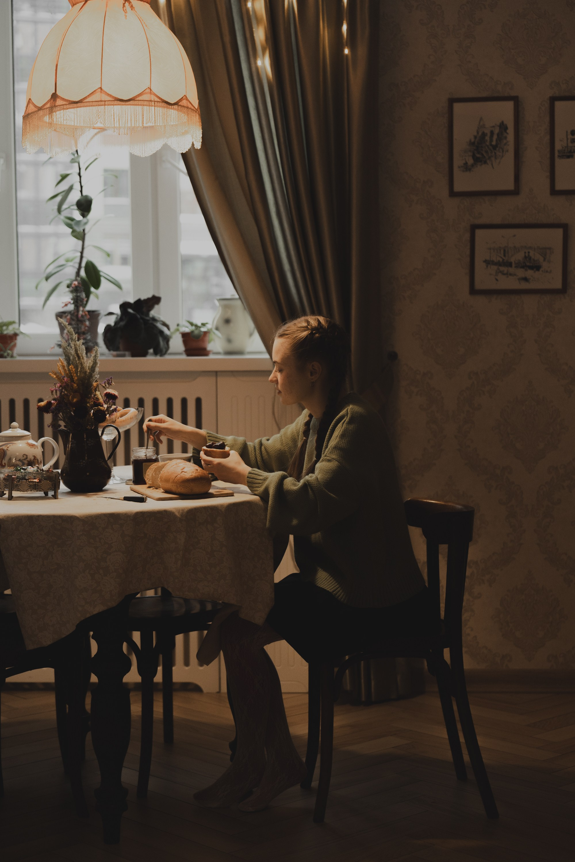 Булочка с вареньем. Фотограф Кощеева Дарья