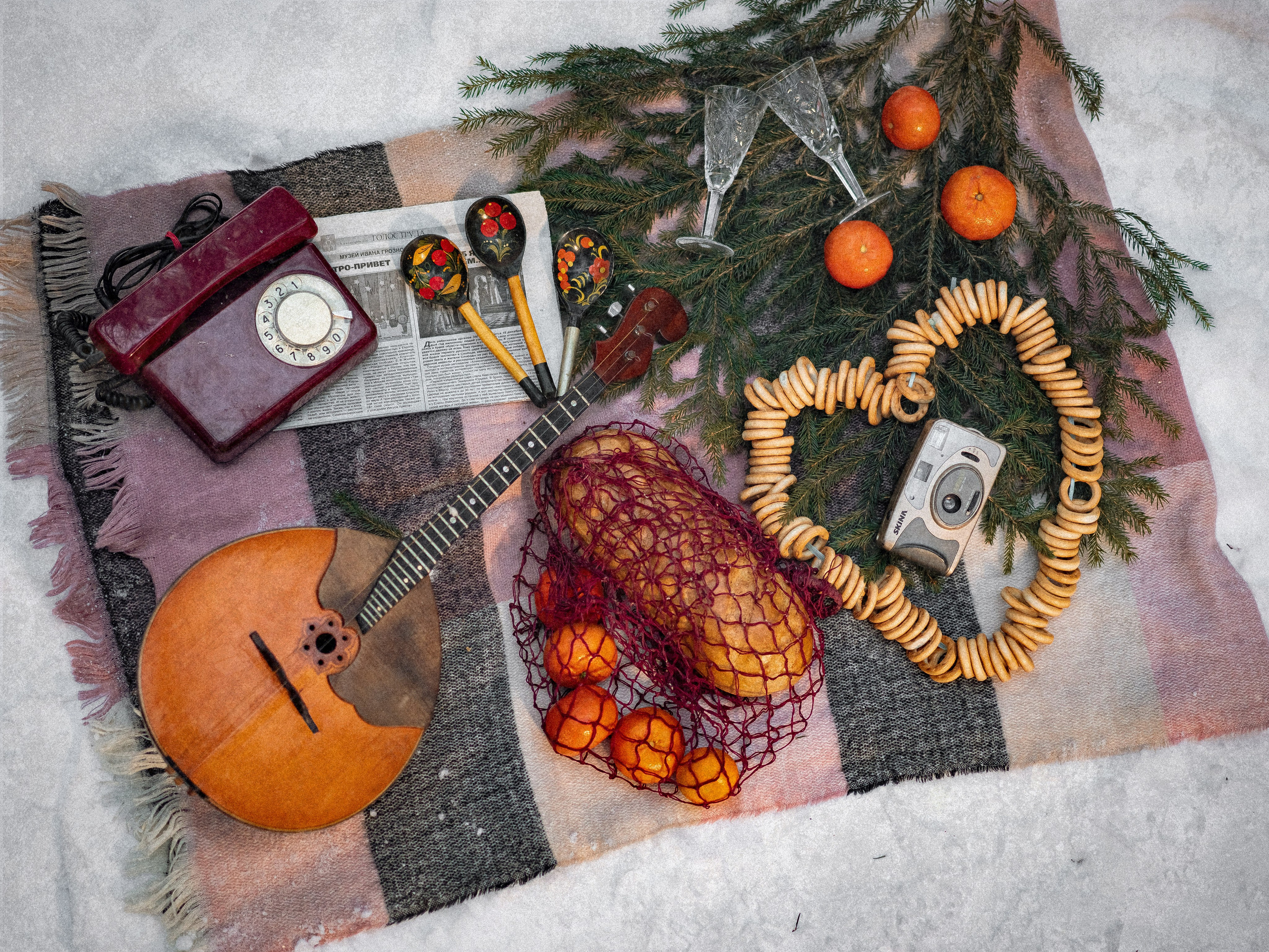 Ольга — фотосессия в зимнем стиле. Фотограф Москва