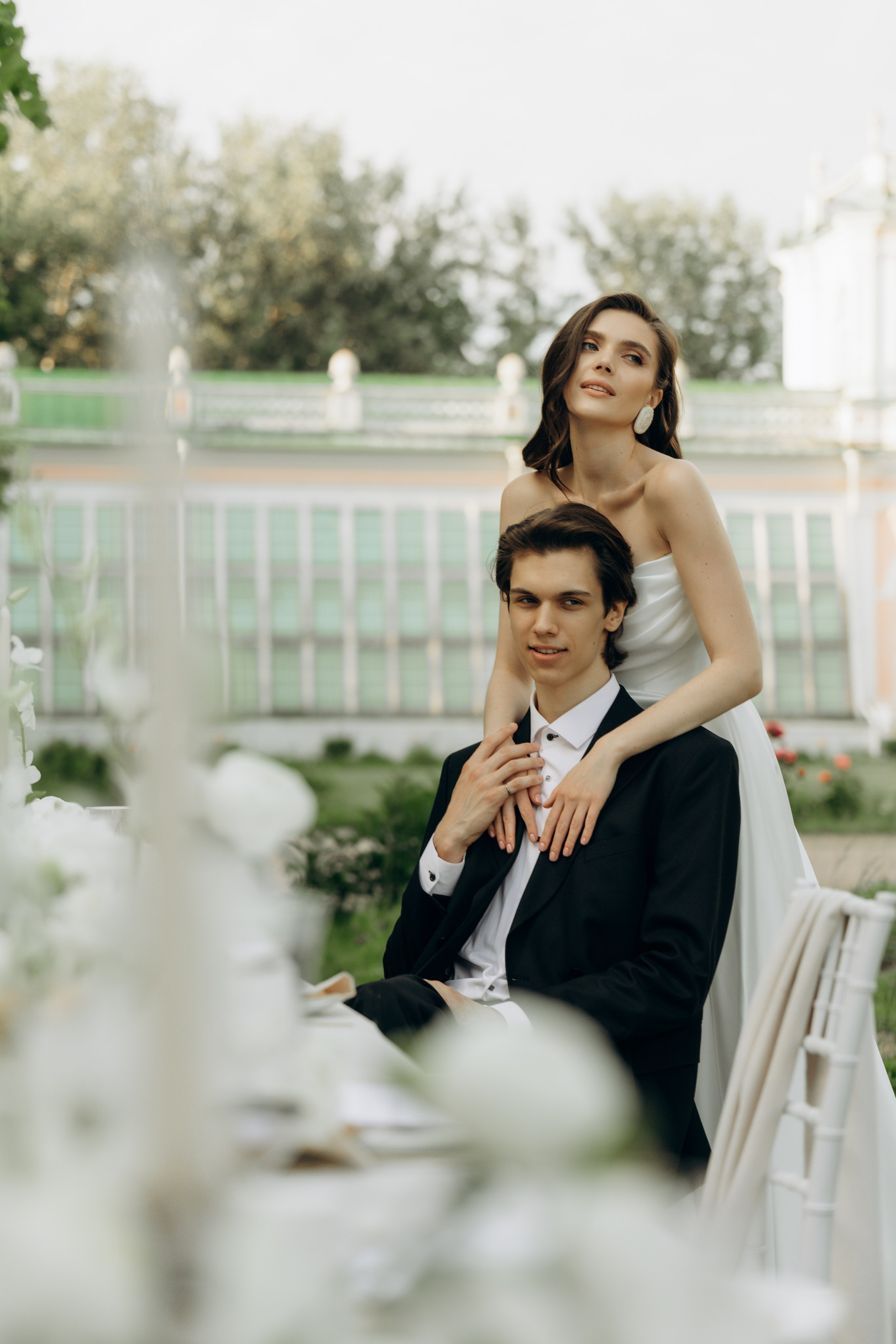 Камерный ужин в усадьбе Кусково. Свадебный фотограф Москва Павел Фетисов